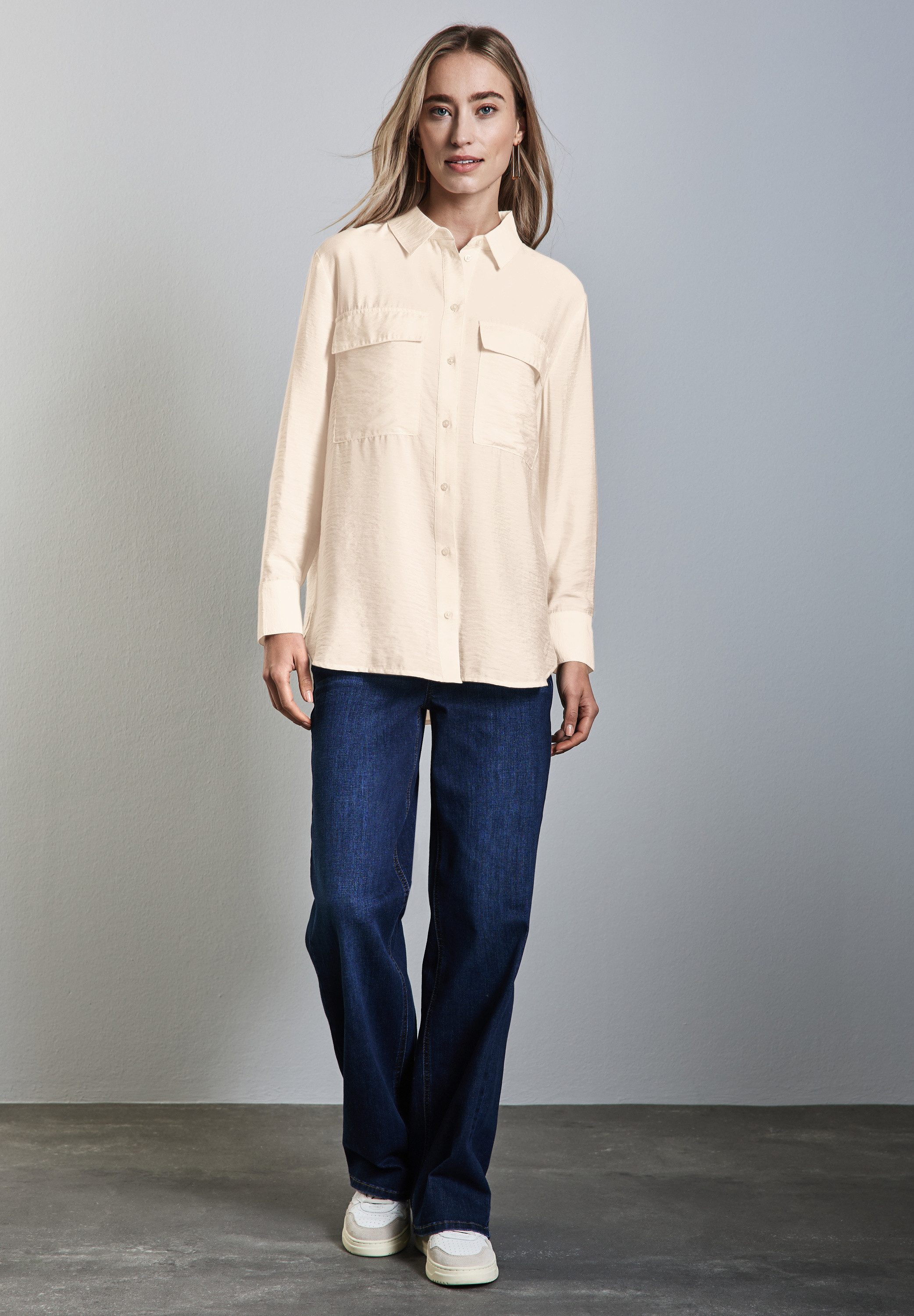 STREET ONE Hemdbluse mit Brusttaschen