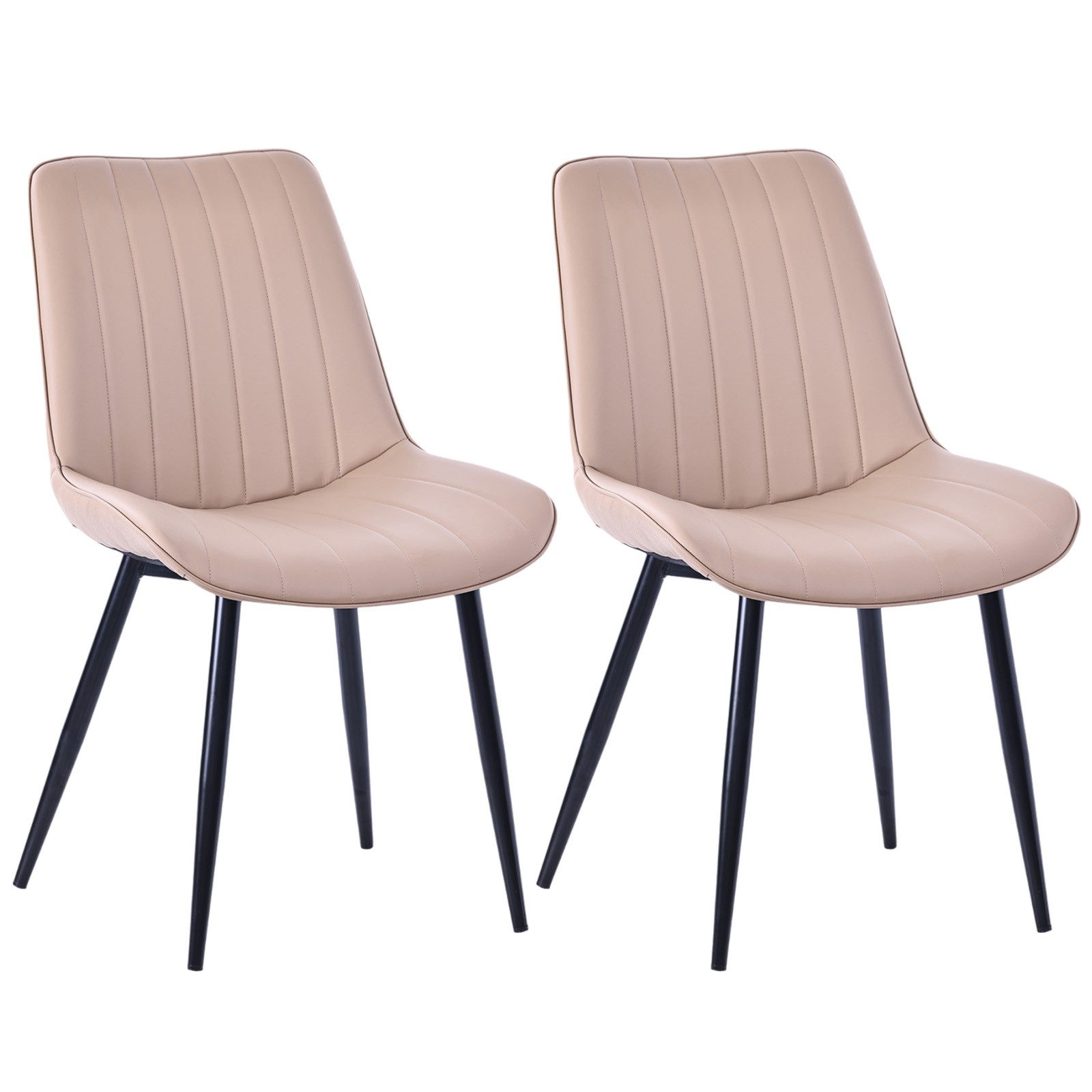 HOMAVO Esszimmerstuhl YZ1 STUHL-SET 2 Stück in Stoff oder Kunstleder – mode günstig online kaufen