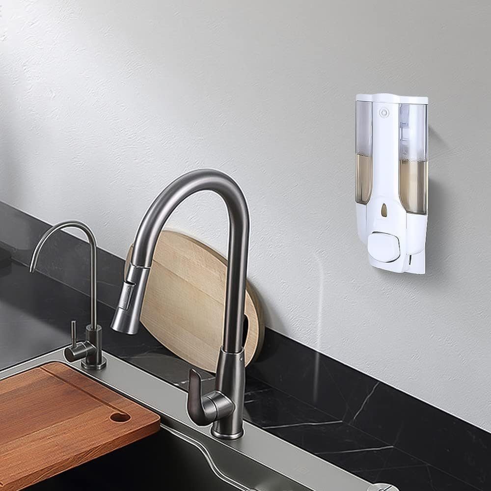 FELIXLEO Seifenspender Seifenspender Wandmontage 350 ml 2 Stück Weiß, (1-tl günstig online kaufen