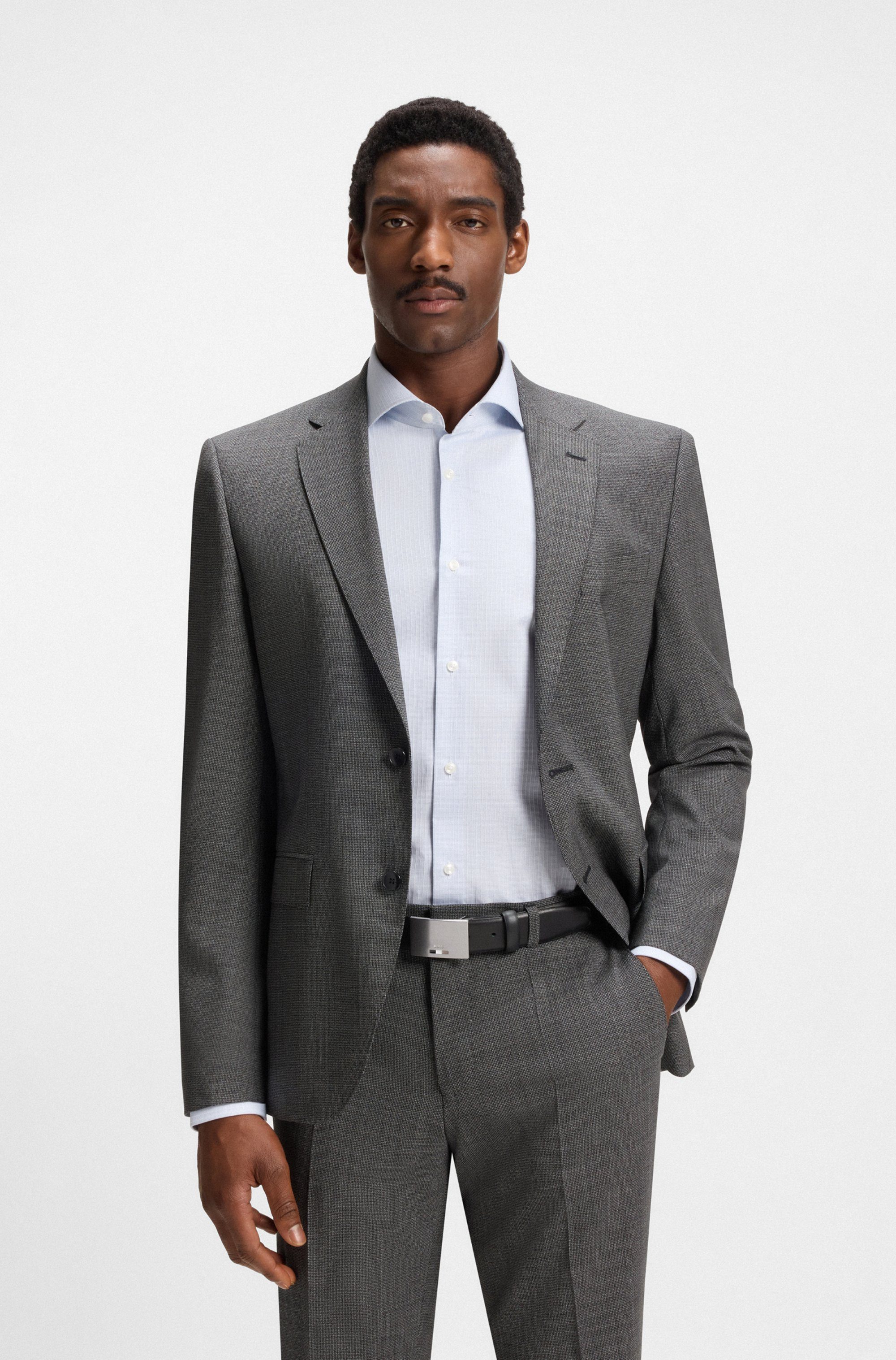 BOSS Ledergürtel Strom-Icon-En_Sz35 mit Logo-Koppelschließe günstig online kaufen