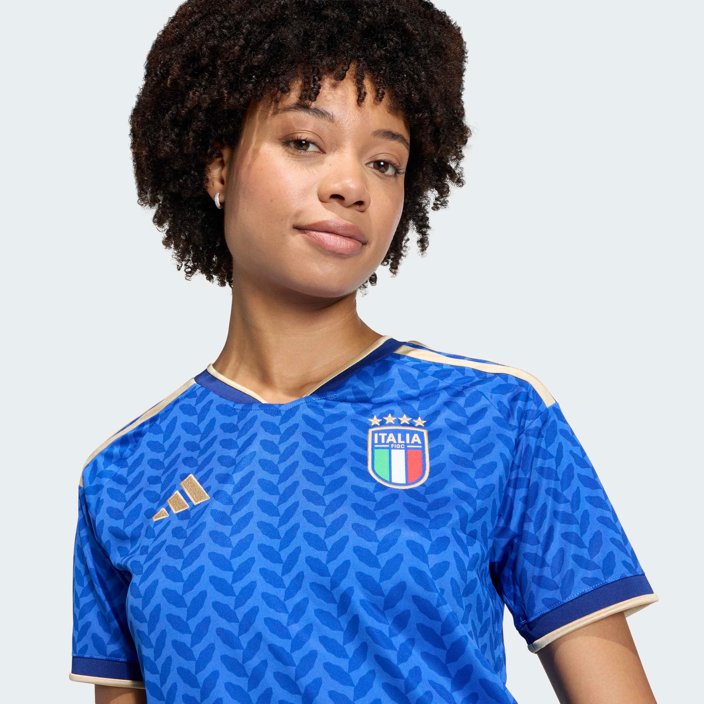 adidas Performance Fußballtrikot FIGC H JSY W für Erwachsene, mit Rundhalsausschnitt, ohne Verschluss