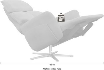 ADA trendline Relaxsessel Thimo, in Größe M, Liegefläche 180cm, verstellbar, optional mit Aufstehhilfe