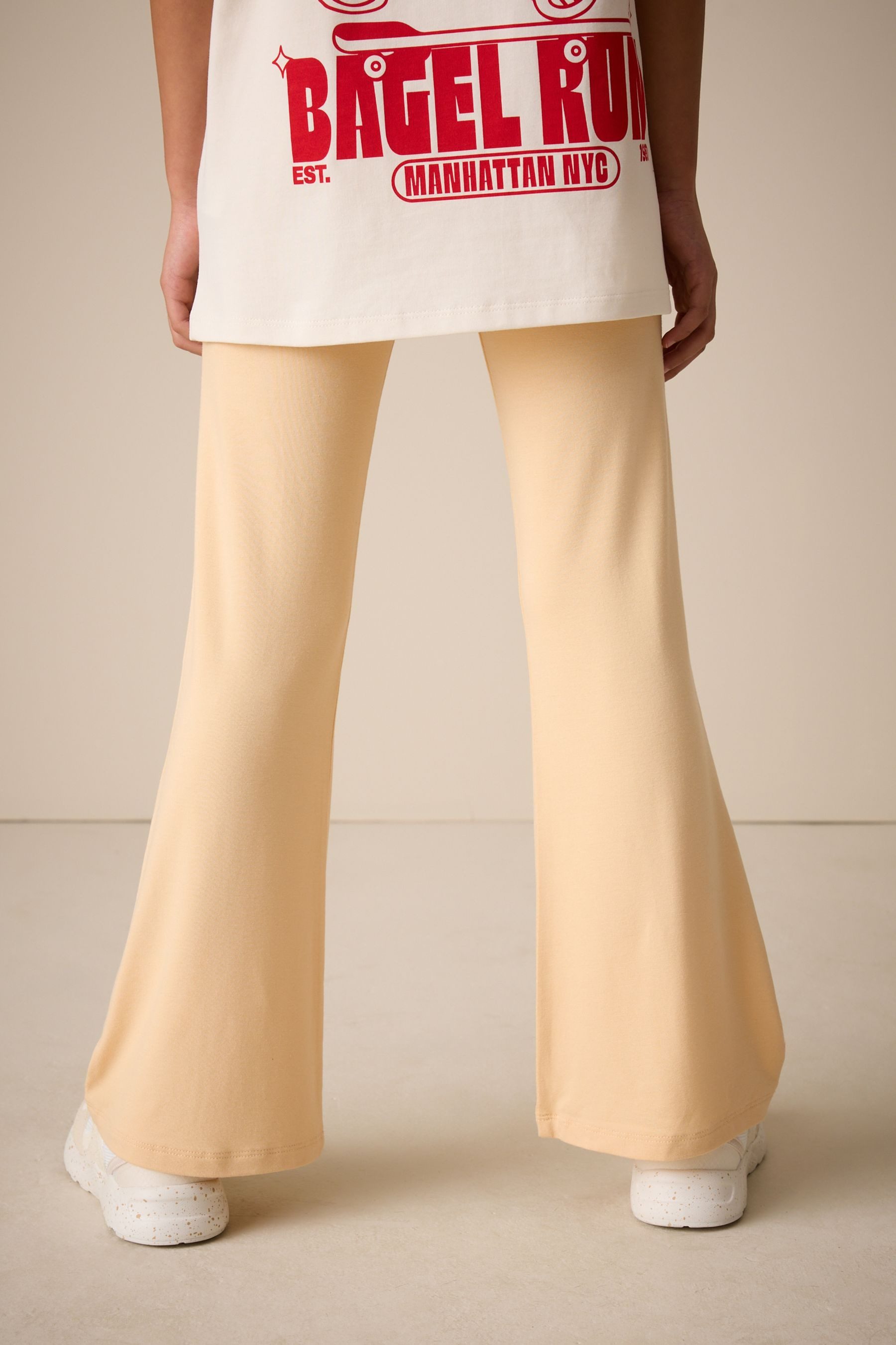 Next Leggings Viskose-Leggings mit ausgestelltem Bein (1-tlg)