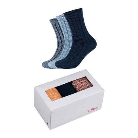 s.Oliver Socken Sockenbox 3er Pack