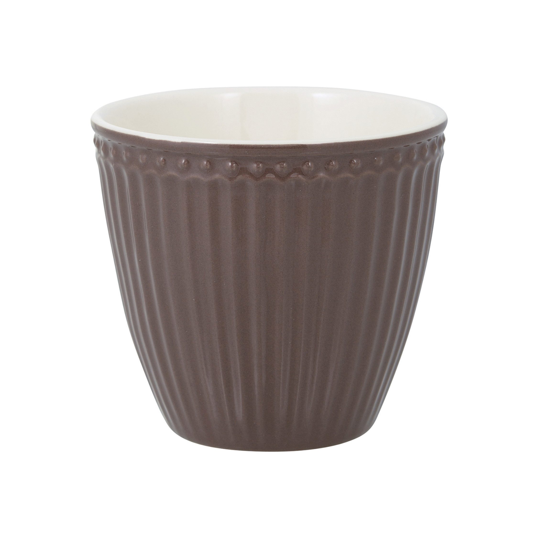 Greengate Becher GreenGate Latte Becher Alice Schokolade