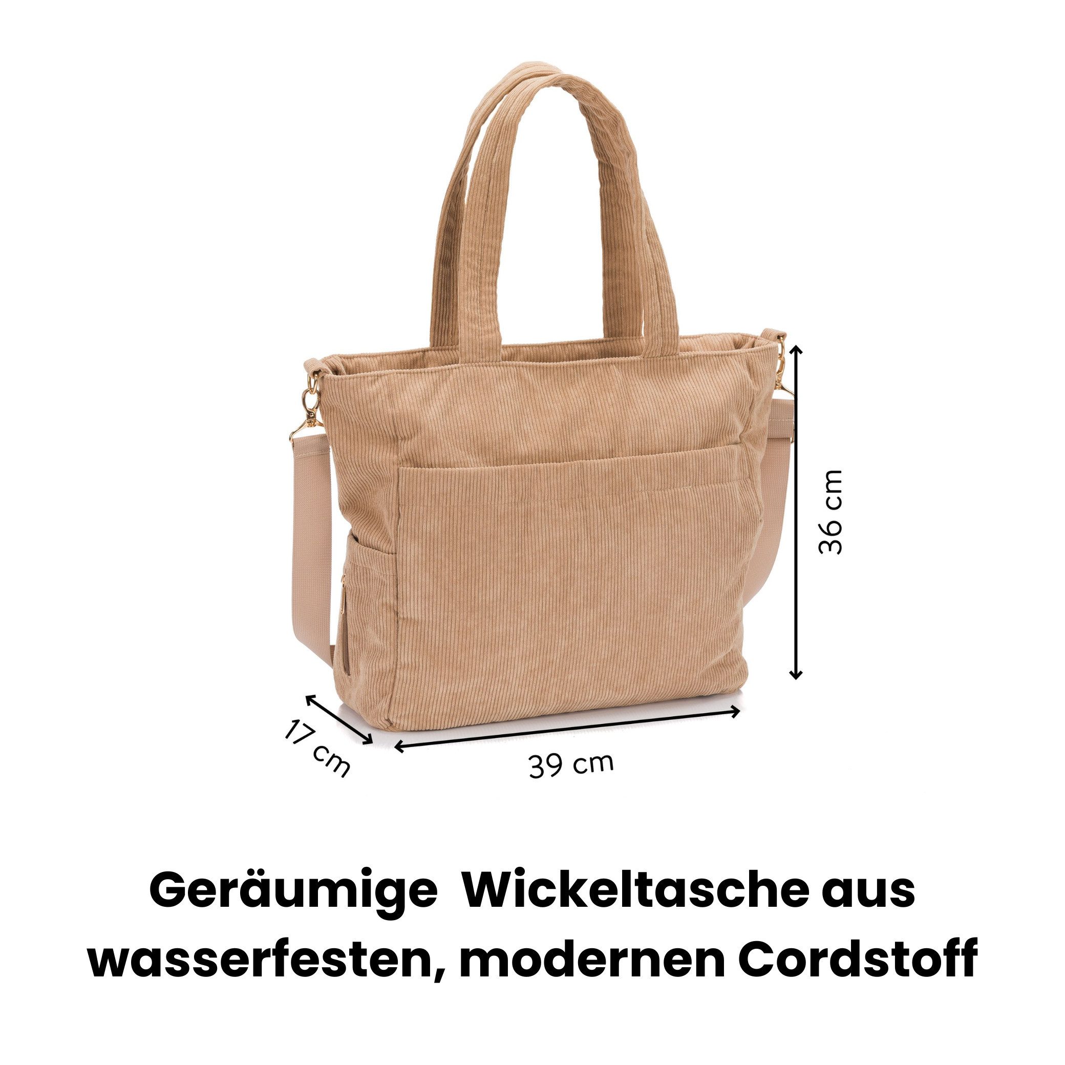 Fillikid Wickeltasche Wickeltasche Cord