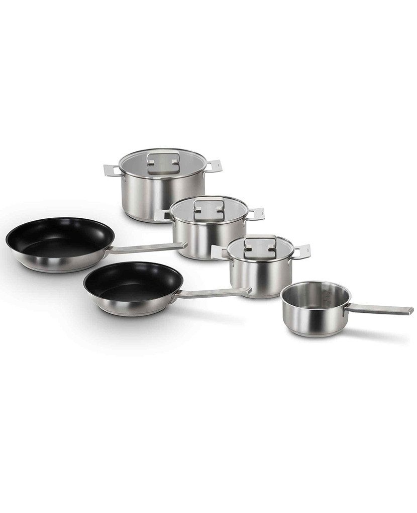 SIEMENS Kochtopf HZ9SE060, Edelstahl (6-tlg), Kochgeschirrset: 6-teilig
