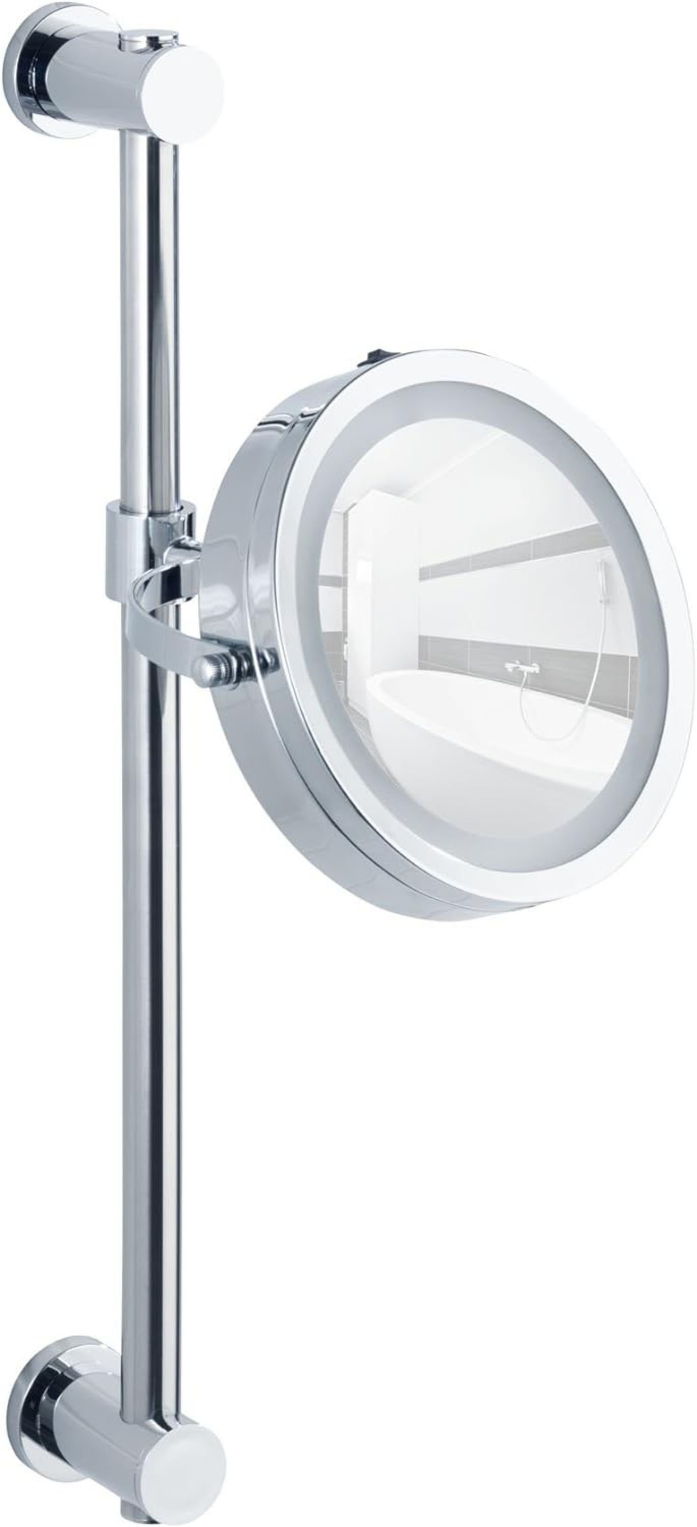 - Vergrößerung Befestigen LED Wandspiegel Carpi % 500 ohne WENKO bohren, Wandspiegel,