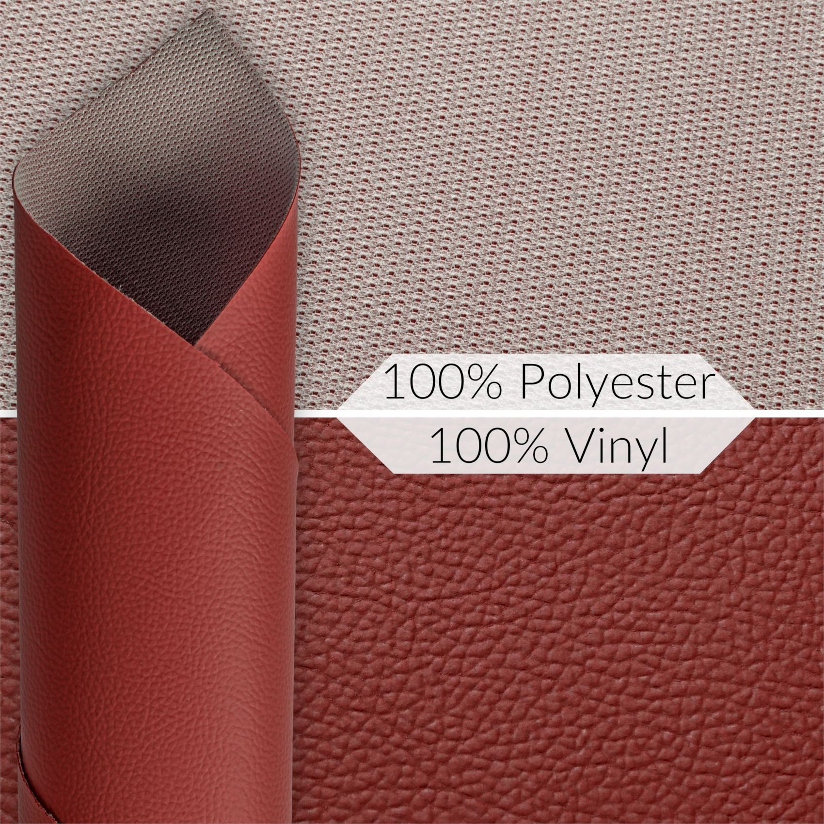 ANRO Stoff Kunstleder Polsterstoff Lederimitat zum Nähen & Beziehen, Wasserundurchlässig Robust Hochwertig Kreativkunstleder Möbelstoff