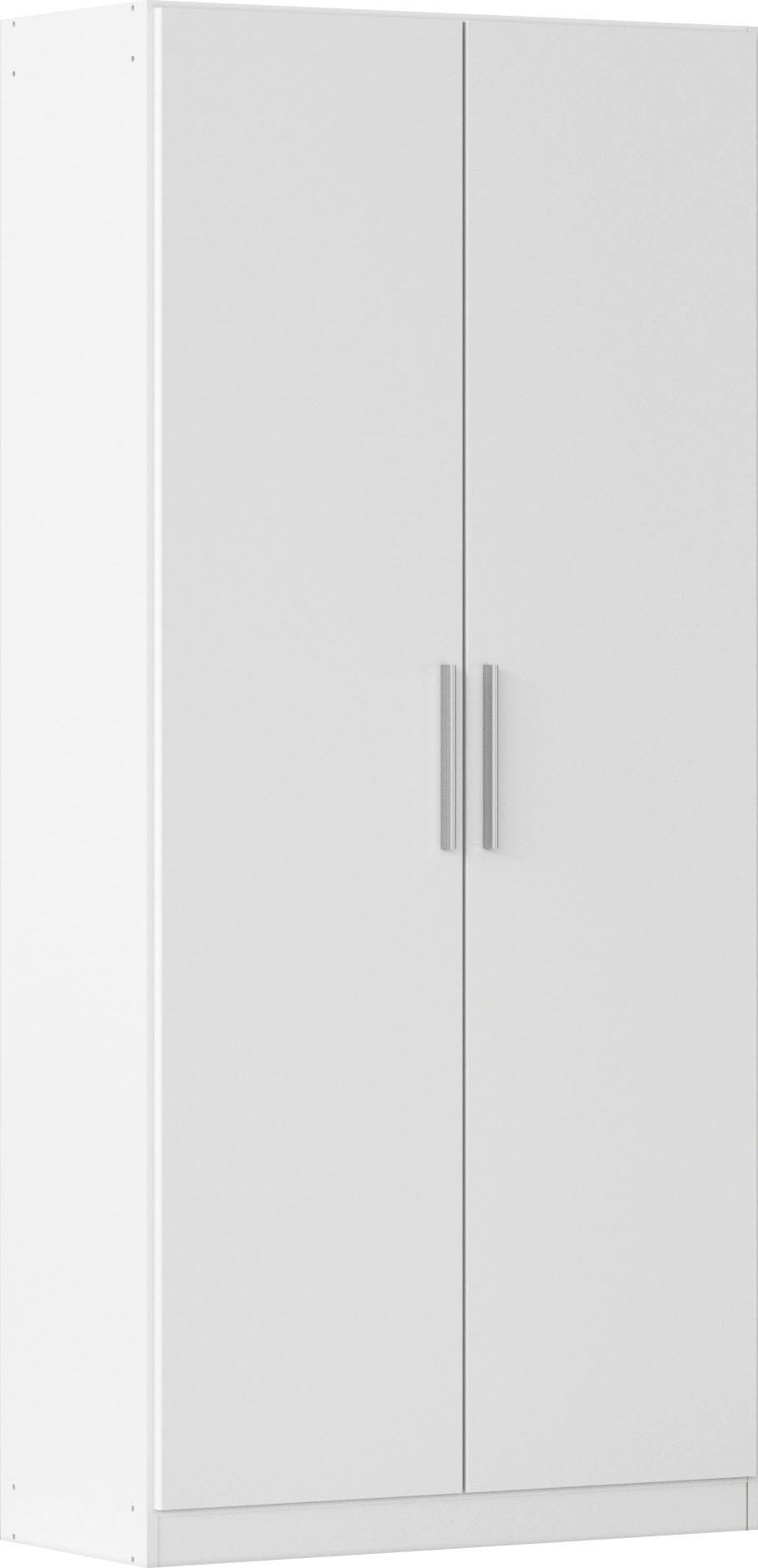 rauch Mehrzweckschrank Garderobe Kleiderschrank Schrank Schuhschrank Putzschrank MINOSA (Breiten 47/69/91/136 cm, Höhen 197/210 cm) In 4 Breiten mit vielen Einlegeböden für viel Stauraum MADE IN GERMANY