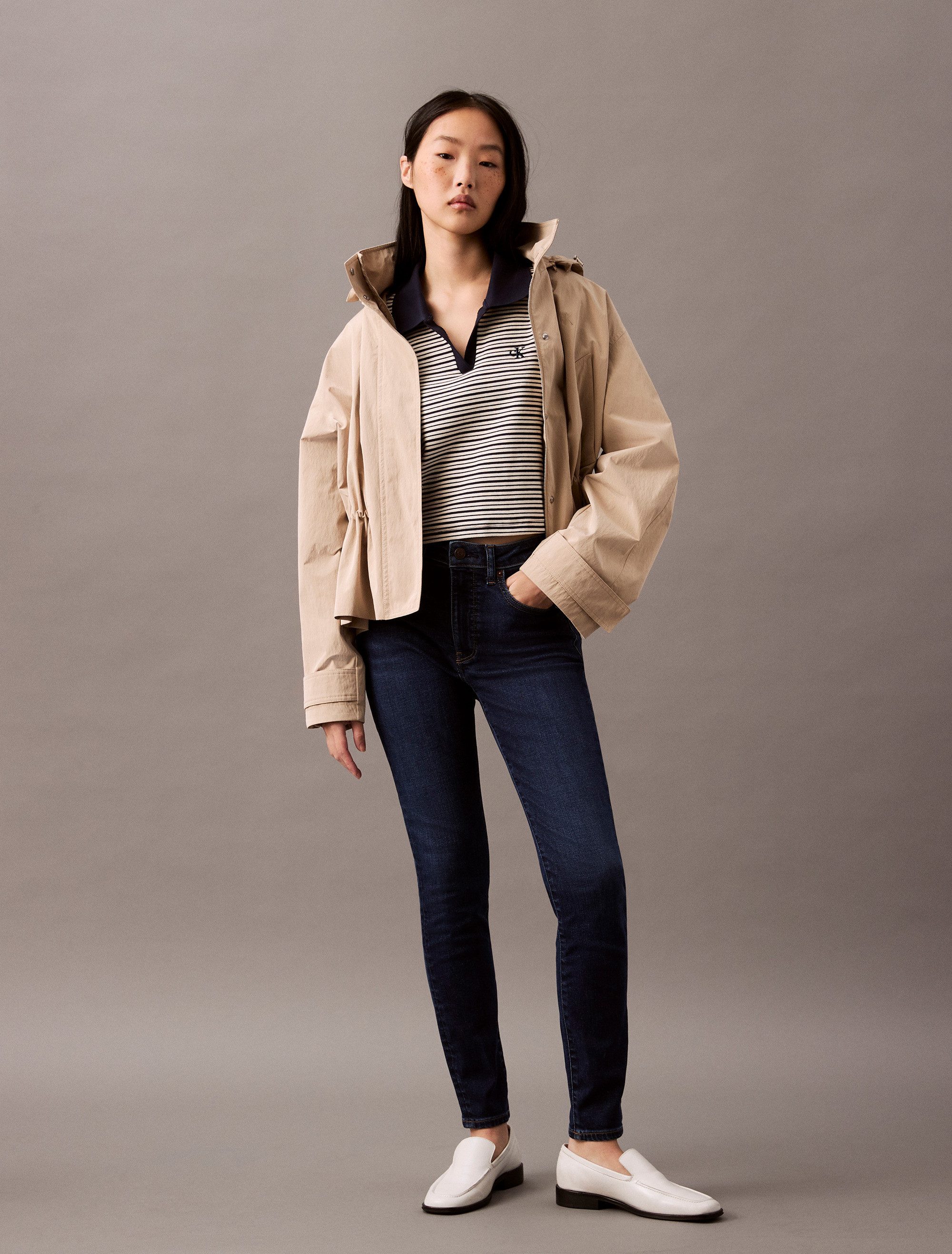 Calvin Klein Jeans Skinny-fit-Jeans MID RISE SKINNY Mit Gürtelschlaufen