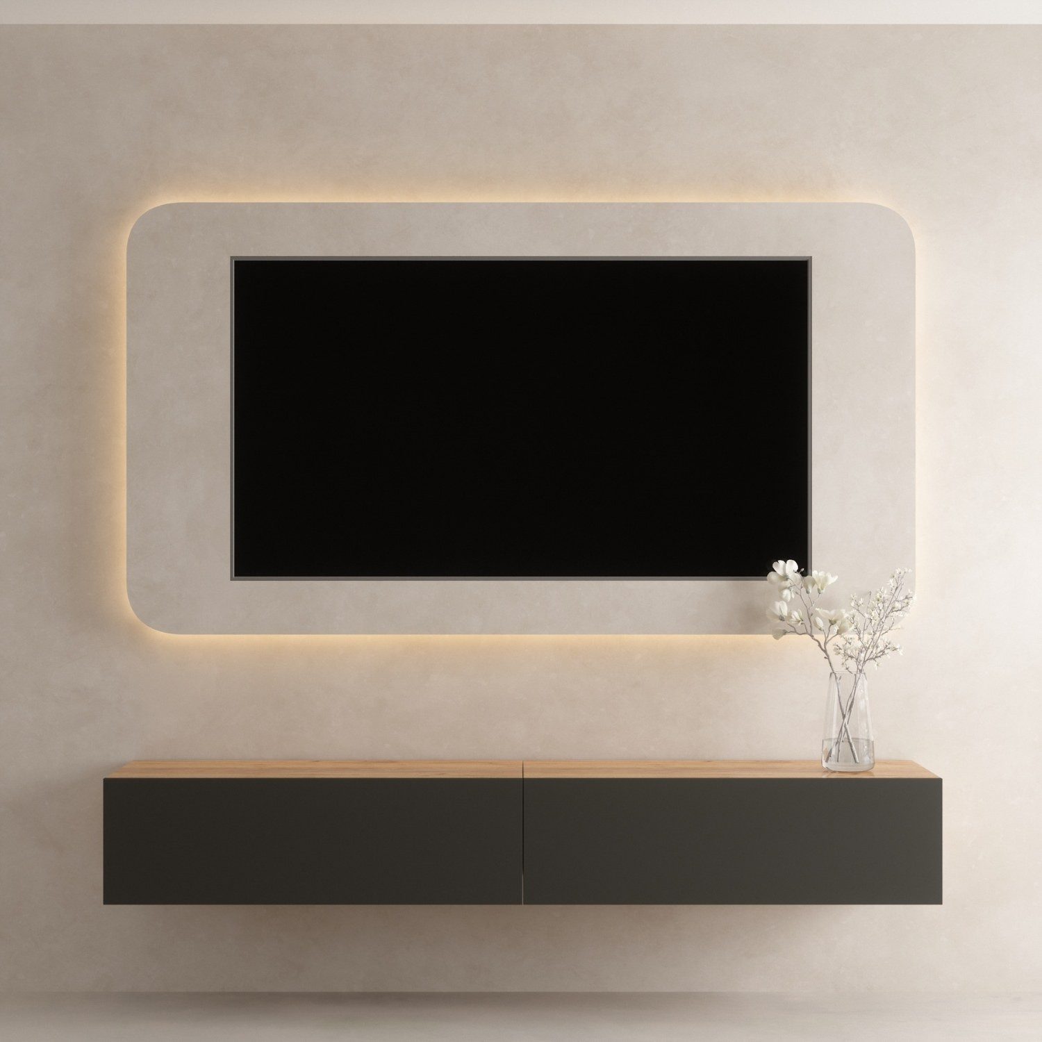Planetmöbel TV-Board TV Board WEST Schwarz günstig online kaufen