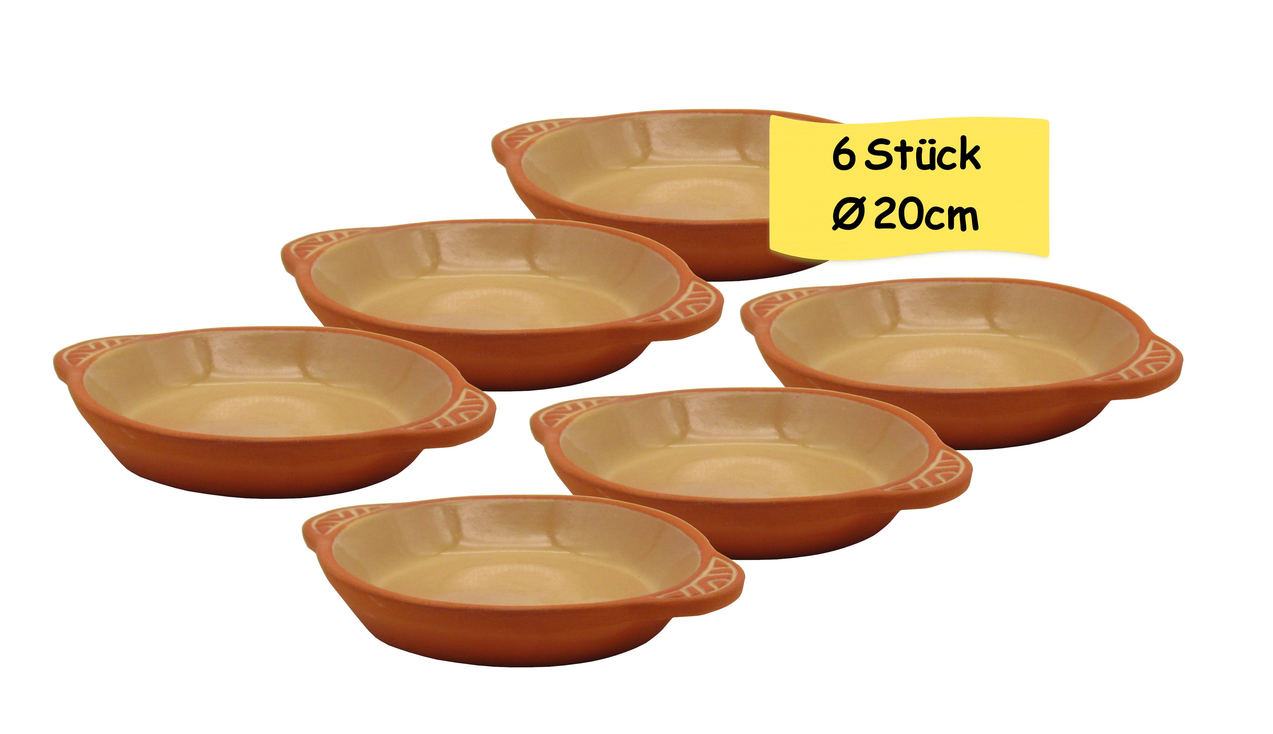 steinwohn Tapas-Schale Keramik Set Ø16 & Ø20 cm – 5 Farben, Mediterran, Spülmaschinengeeignet, Ofenfest, Mikrowellengeeignet