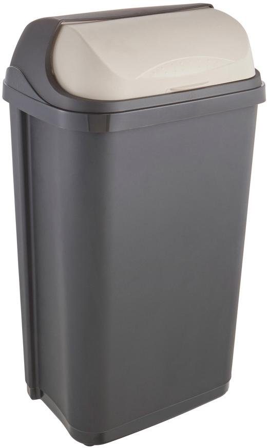 keeeper Mülleimer rasmus, Abfallbehälter mit Rolldeckel, 50 l, Made in Europe, 39 x 29,5 x 67,5 cm