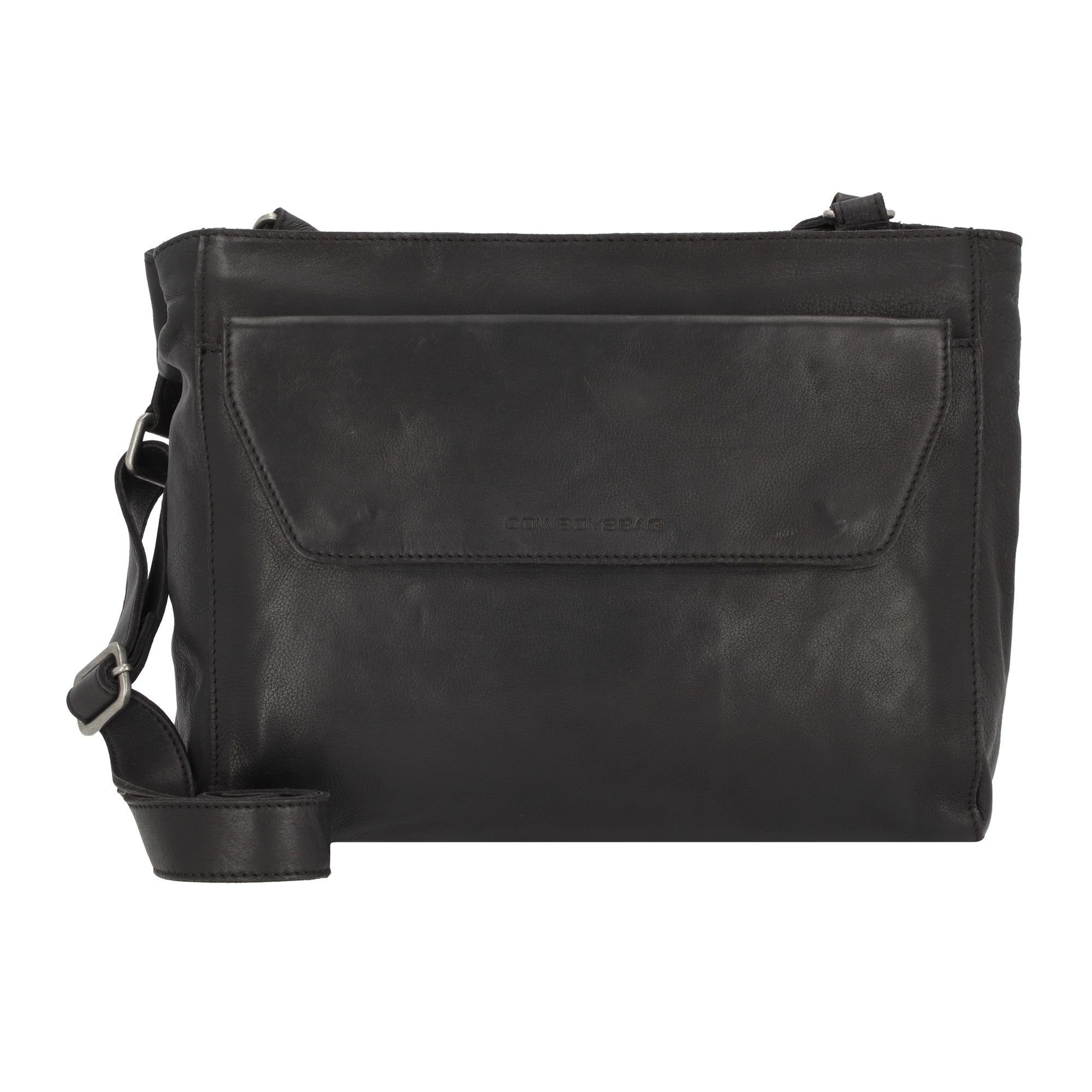 Cowboysbag Umhängetasche Adstock, Leder black