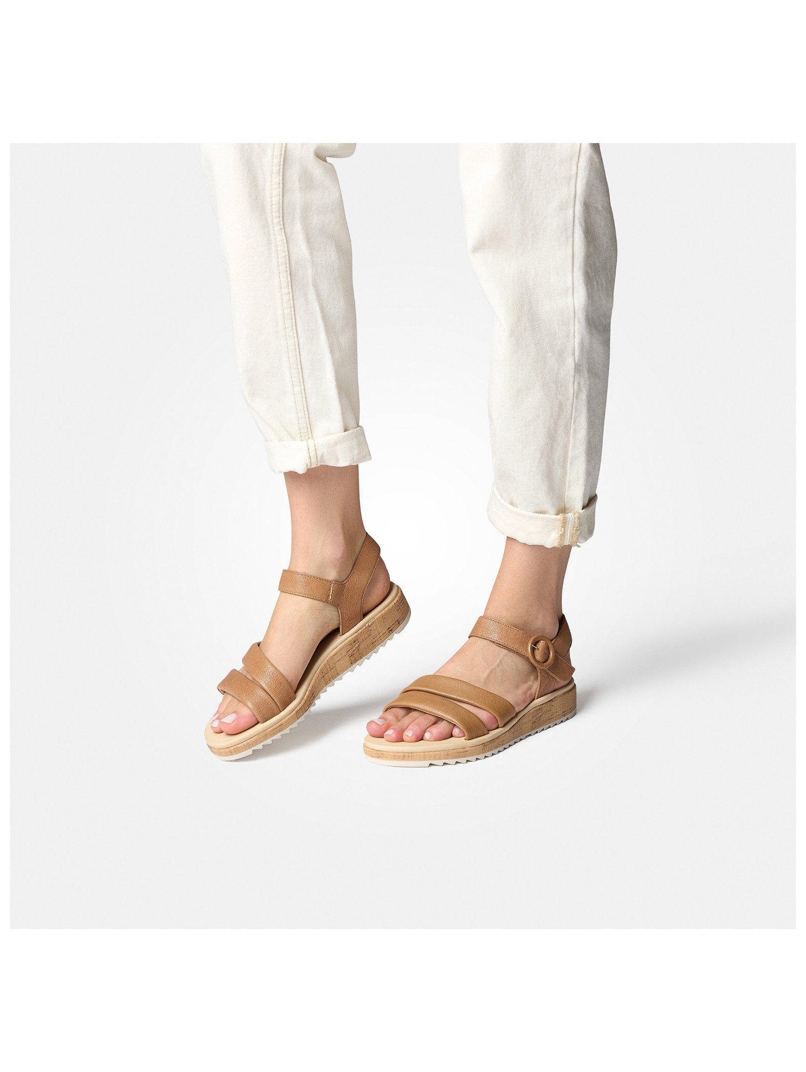 Paul Green Paul Green Sandalen Glattleder Riemchensandale