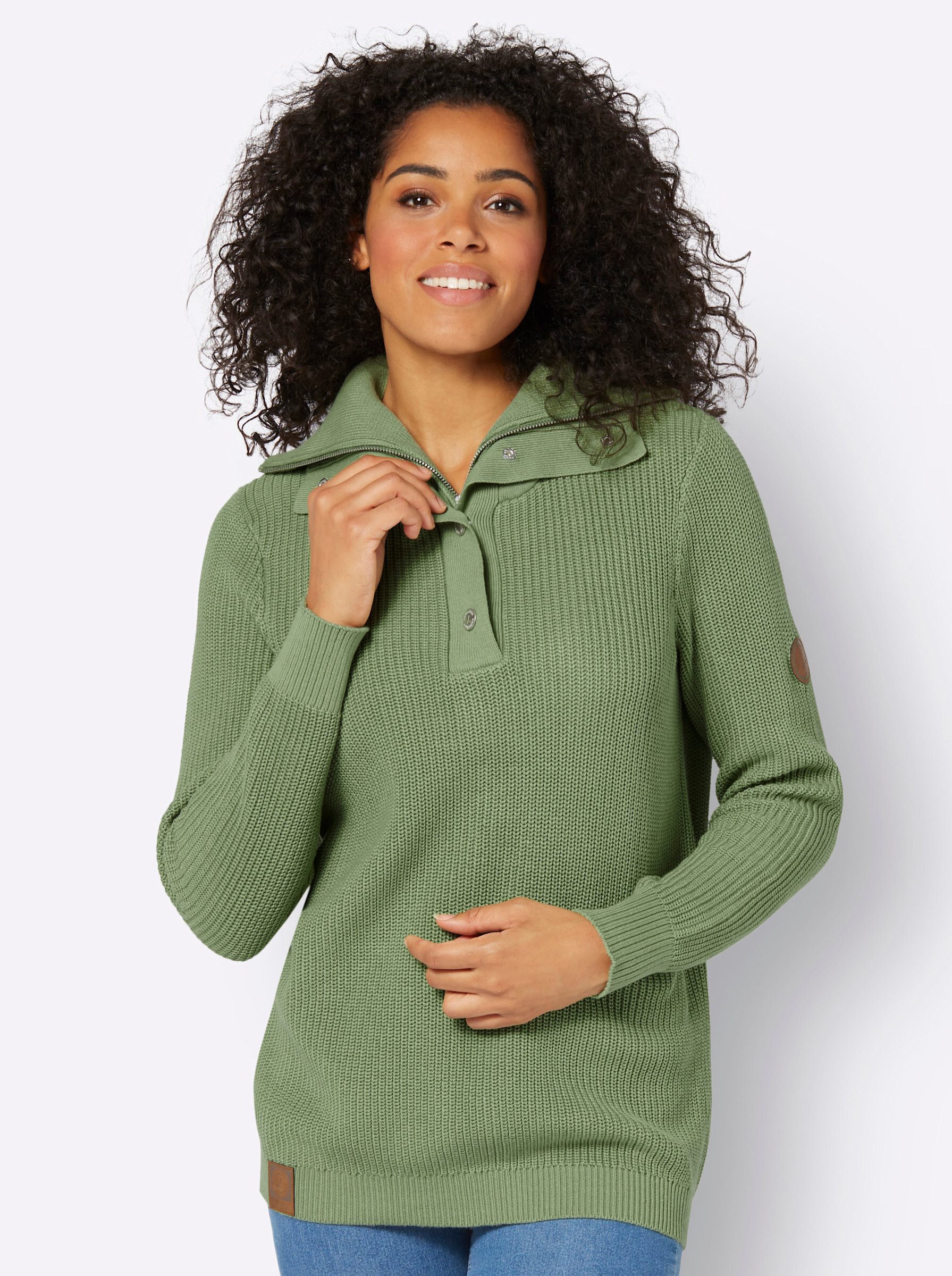 Witt Strickpullover Troyer-Pullover