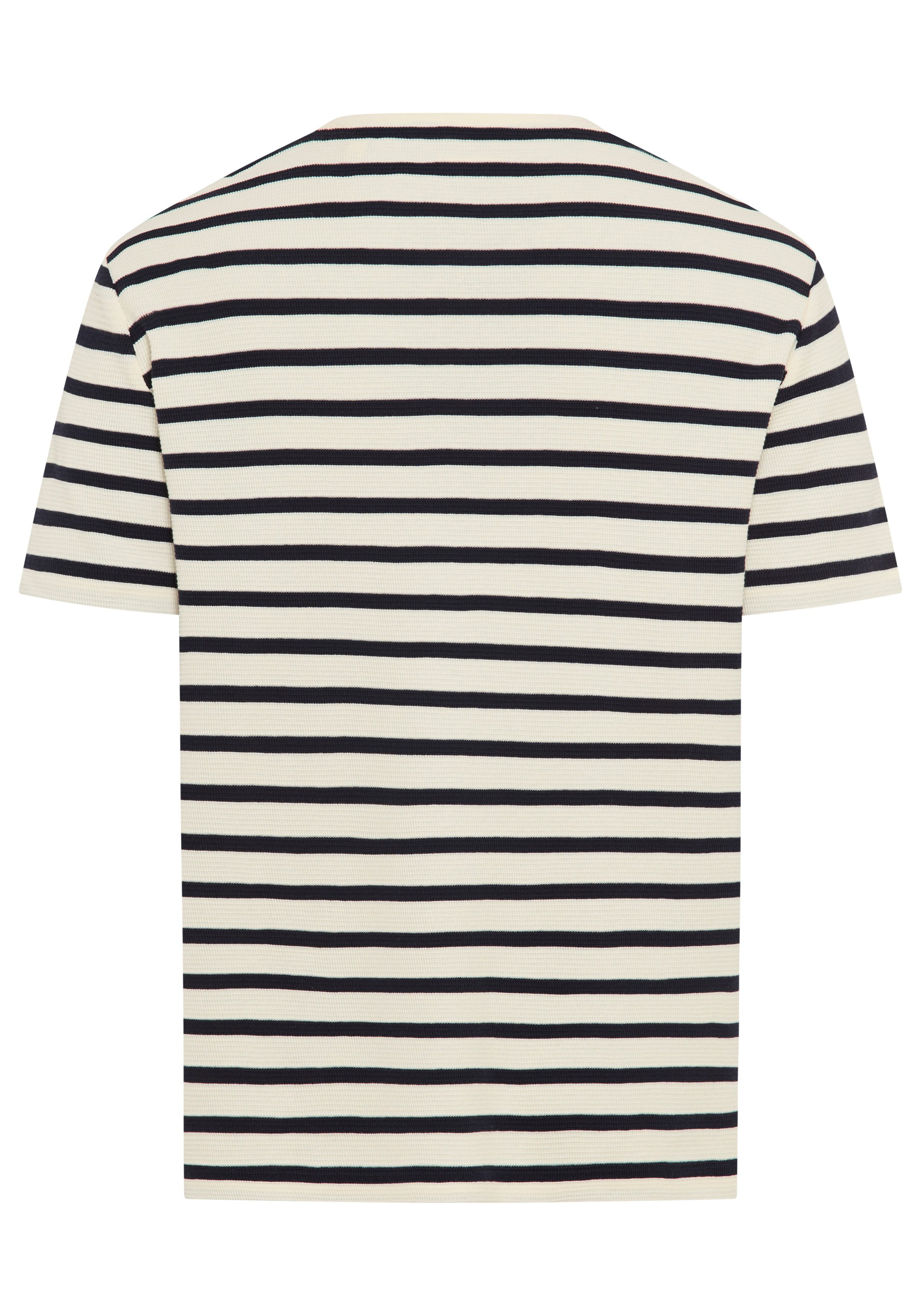 Gant T-Shirt WAFFLE STRIPE mit Struktur, gestreift, regular fit, Rundhals günstig online kaufen
