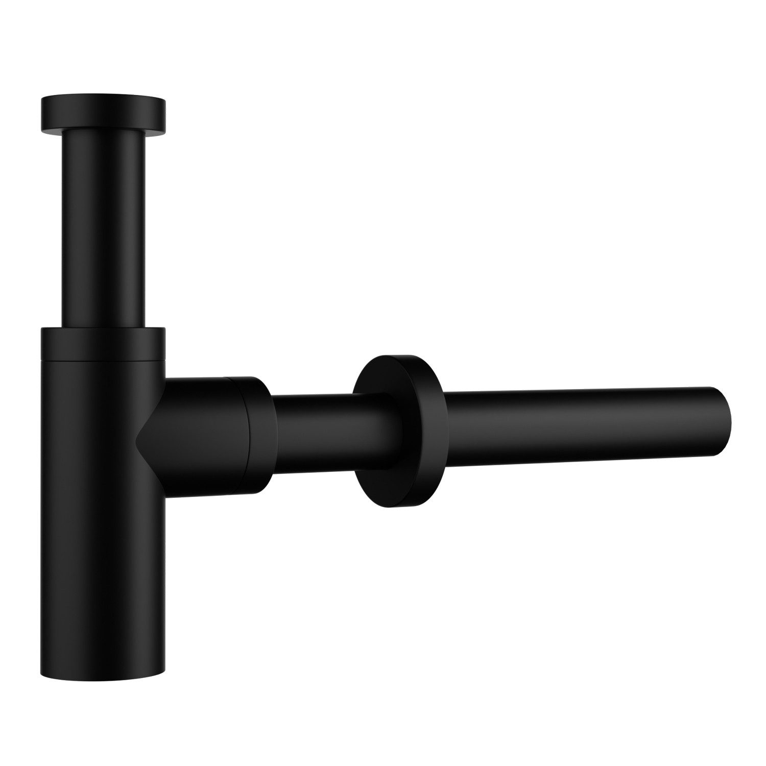 Siphon kör4u Design Siphon 1 1/4"x32mm universal rund schwarz matt