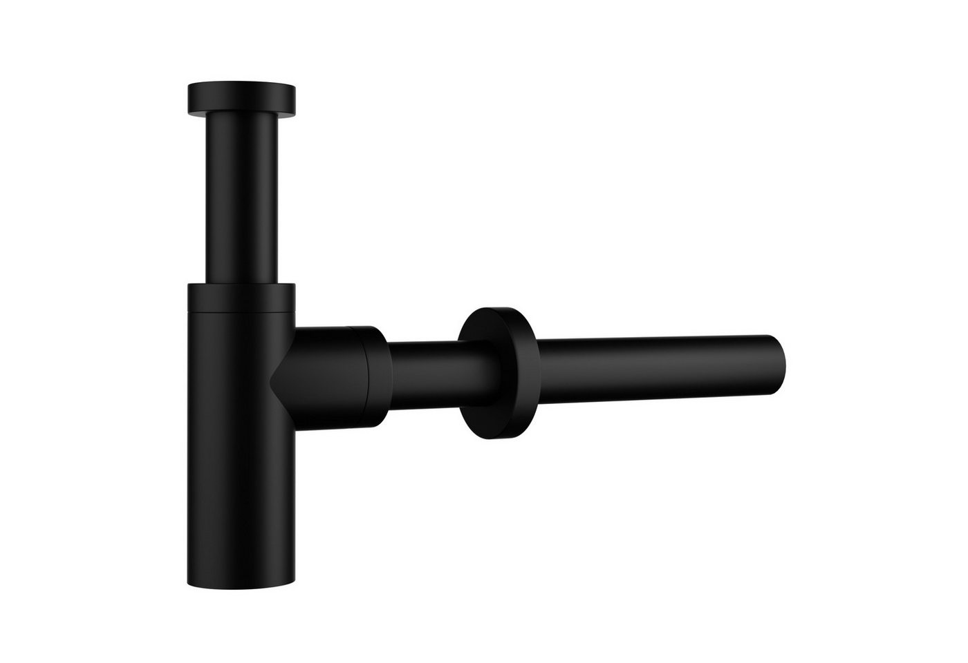 kör4u Siphon kör4u Design Siphon 1 1/4"x32mm universal rund schwarz matt