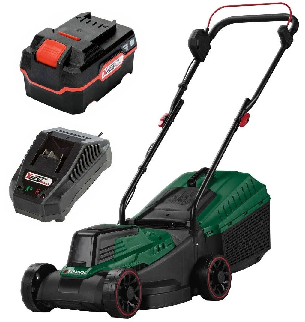 Parkside Akkurasenmäher PARKSIDE 20 V Akku-Rasenmäher PARM 20 A1, Akku 4.0 Ah und Ladegerät