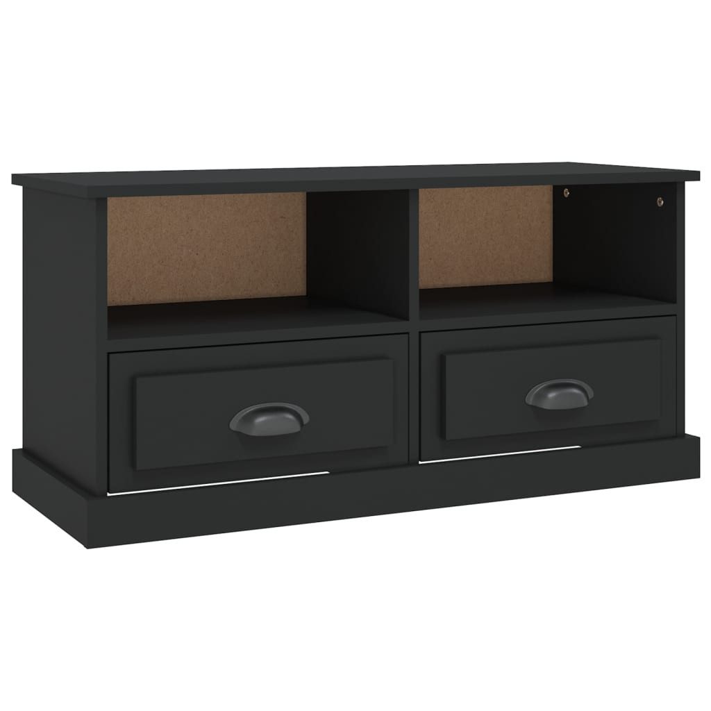 vidaXL TV-Schrank TV-Schrank Schwarz 93x35,5x45 cm Holzwerkstoff (1-St)