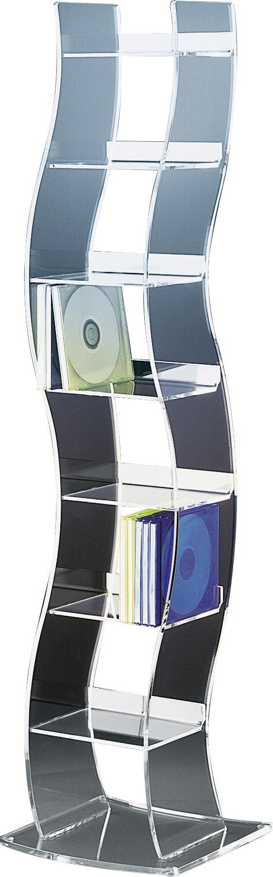 CD-Regal aus Remus, Acrylglas Places Style of
