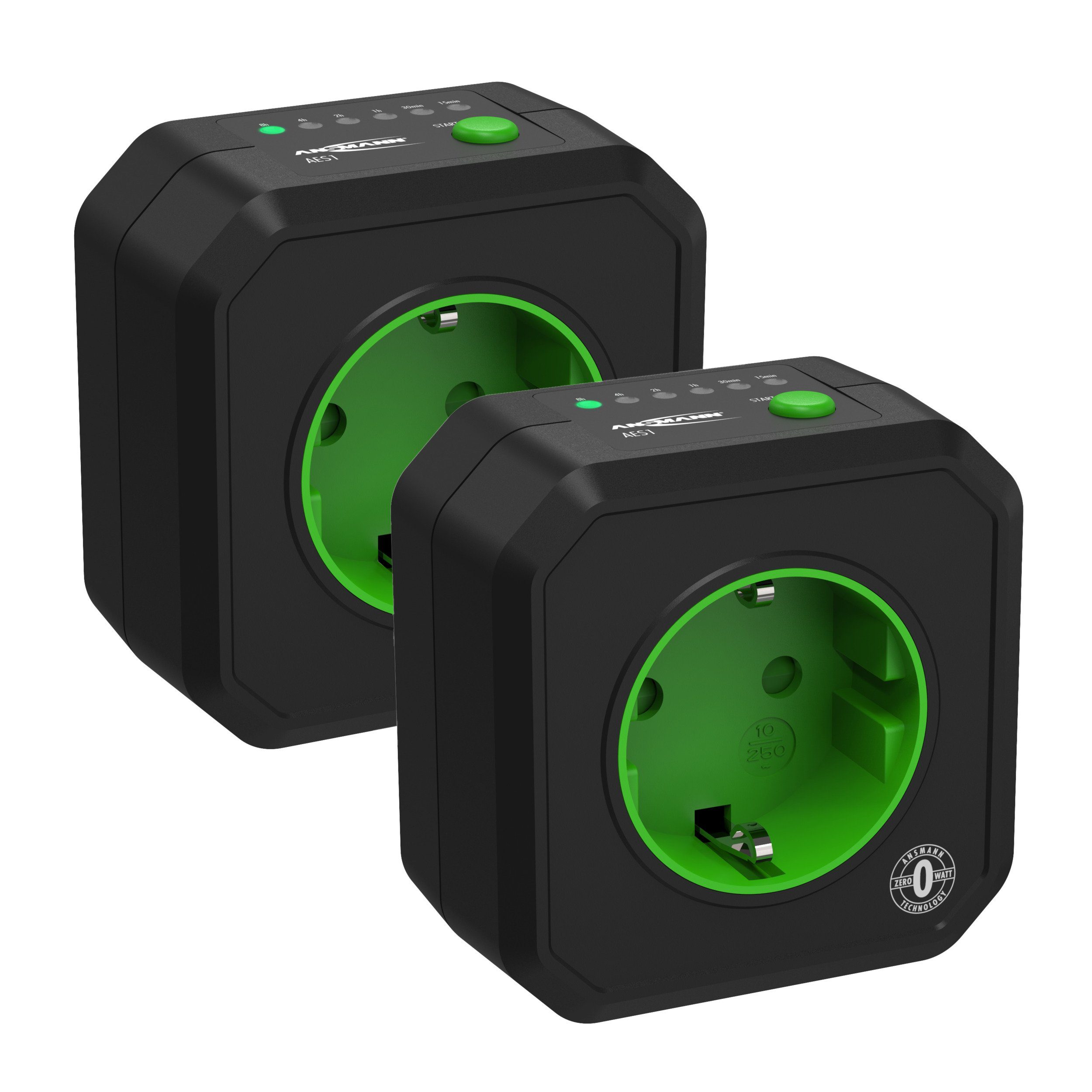 Funksteckdose Timer-Steckdose Energiesparsteckdose Countdown Zeitgesteuert - 2er Set