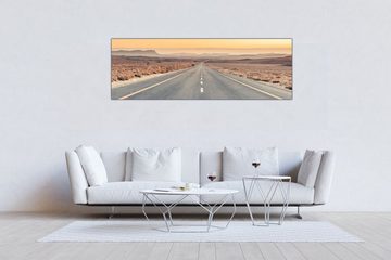 Victor (Zenith) Leinwandbild Leinwandbild \"Wüstenstraße\" - Größe: 20 x 60 cm, Landschaften, in 20x60 cm, Wandbild Leinwand Wüste, Wohnzimmer Bild