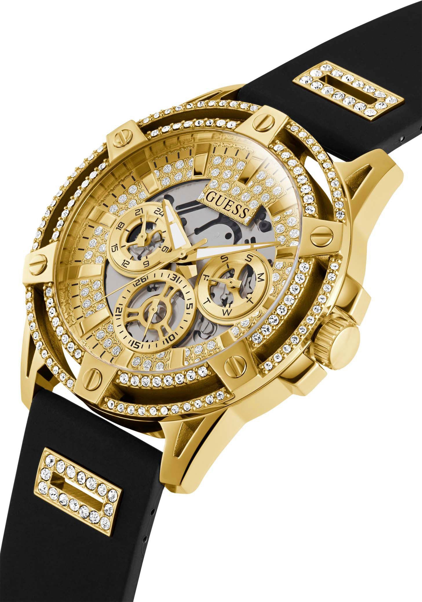 Guess Multifunktionsuhr KING GW0537G2, Armbanduhr, Quarzuhr, Herrenuhr