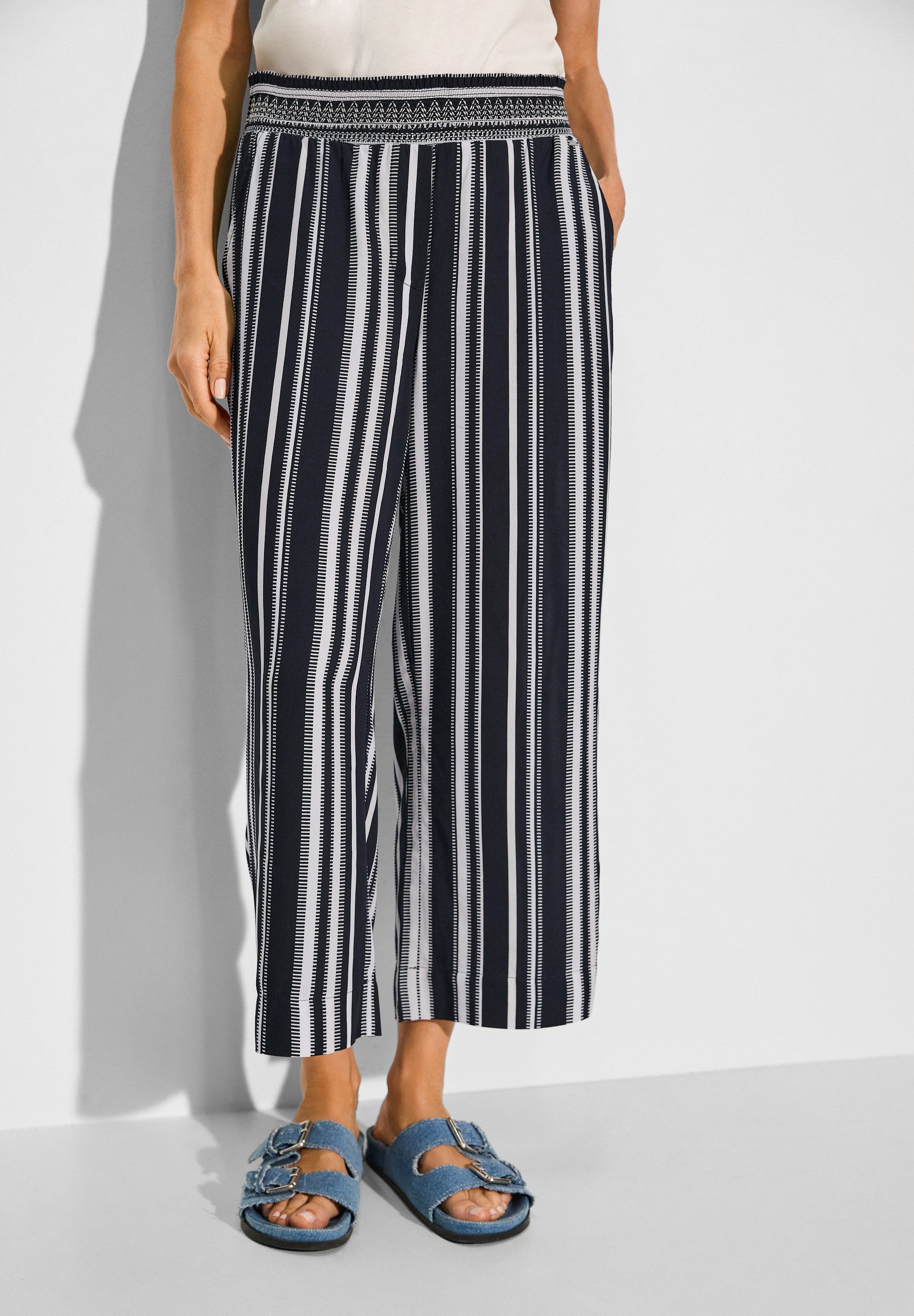 CECIL Culotte im Streifendesign