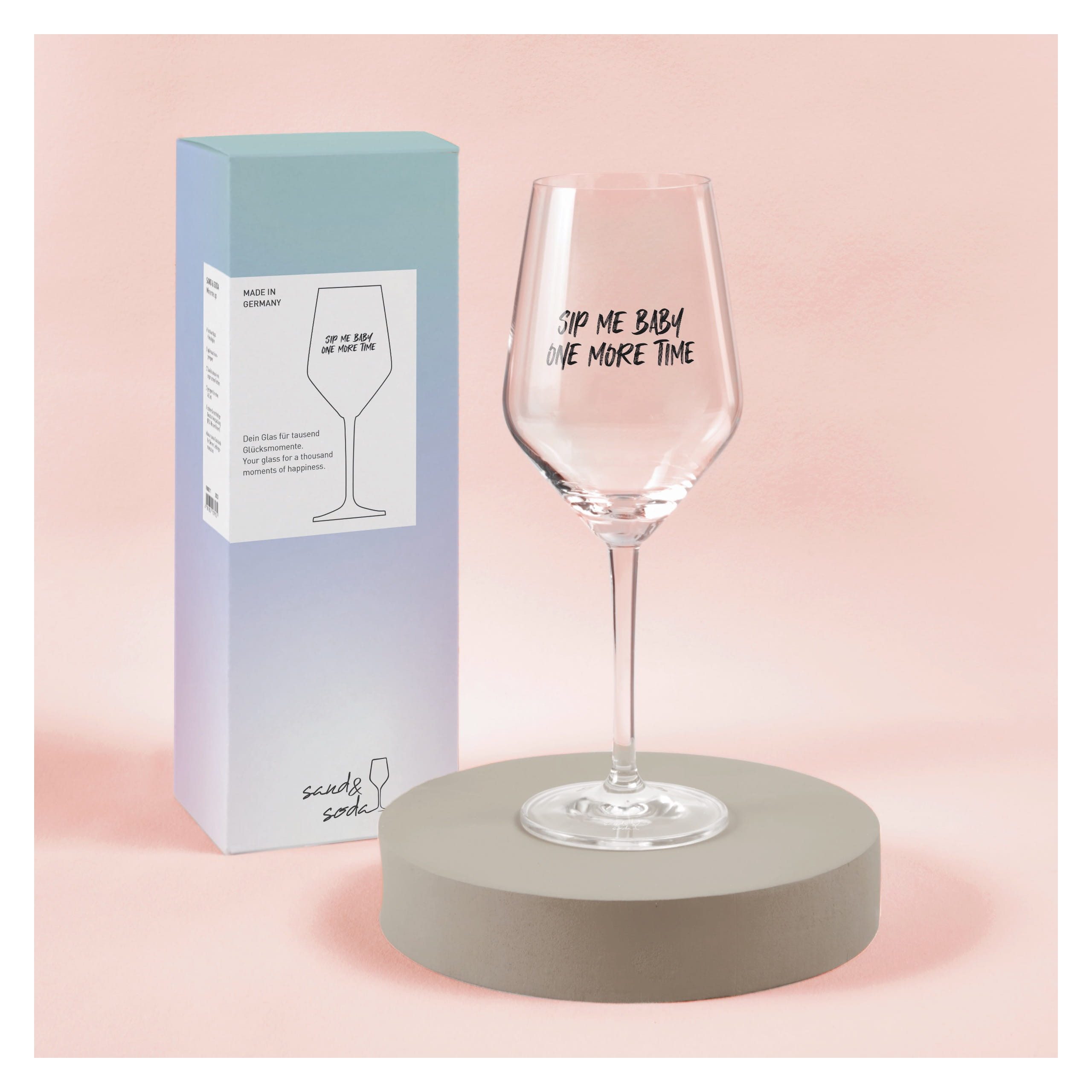 Ritzenhoff Weißweinglas Sand & Soda, Kristallglas