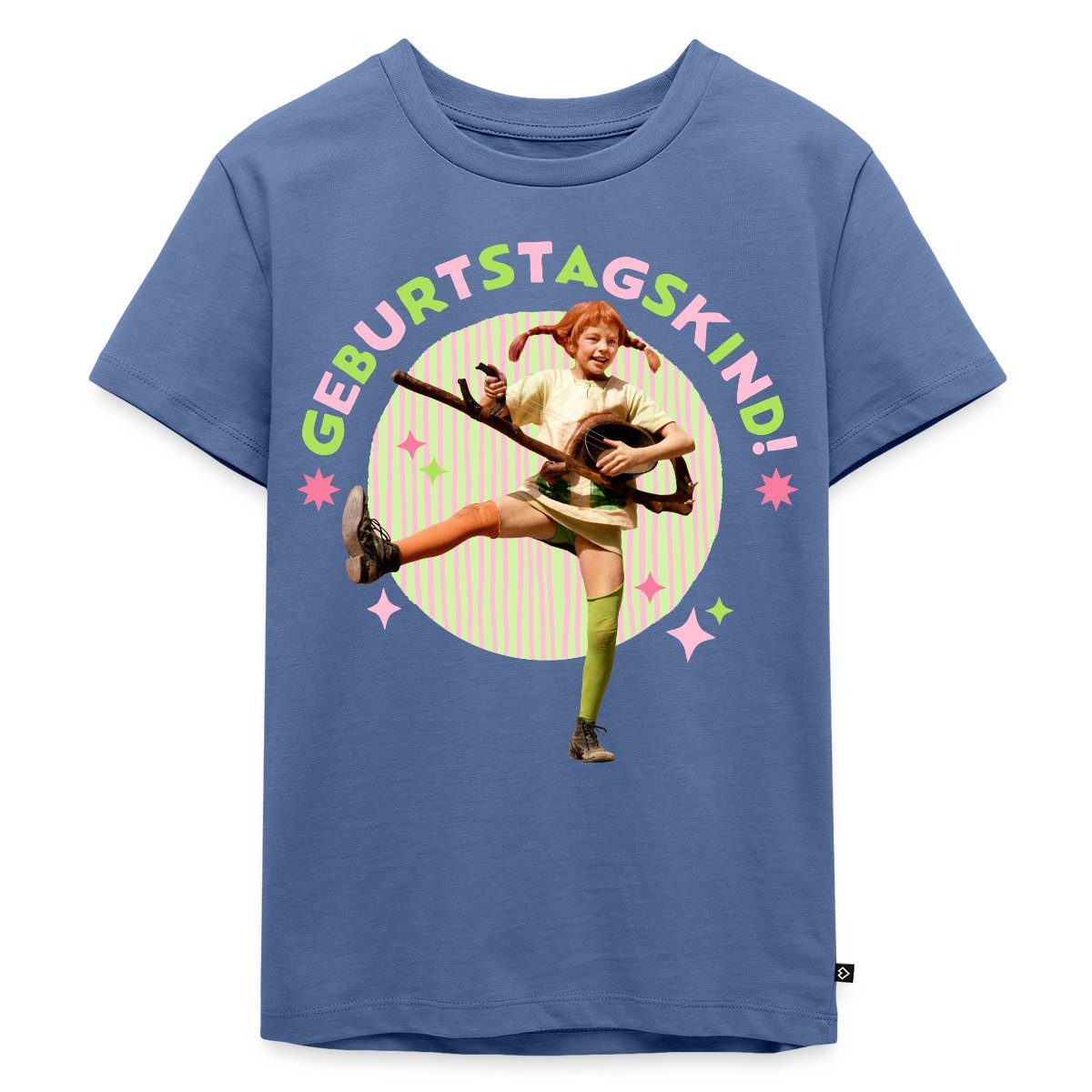 T-Shirt Pippi Langstrumpf Geburtstag Pippi Mit Gitarre Kinder Premium T-Shirt