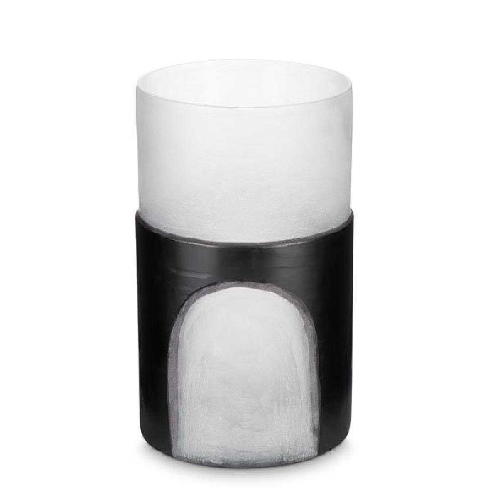 Tom Dixon Dekovase Vase Carved Schwarz (Mittel)