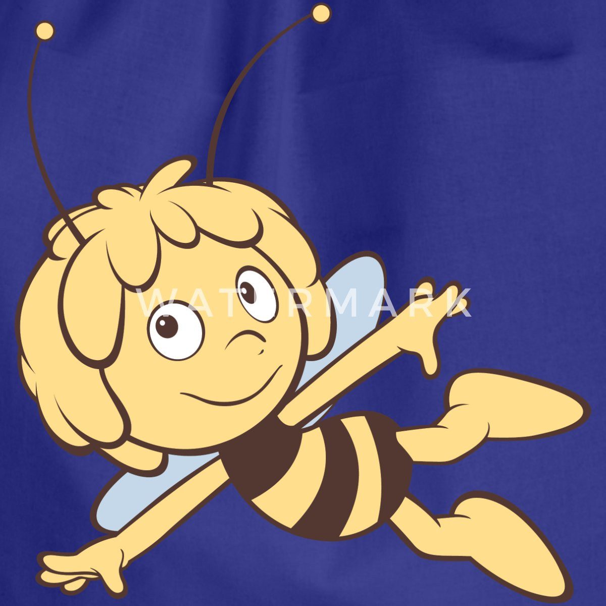 Spreadshirt Turnbeutel Biene Maja Fliegt Retro Turnbeutel (1-tlg)