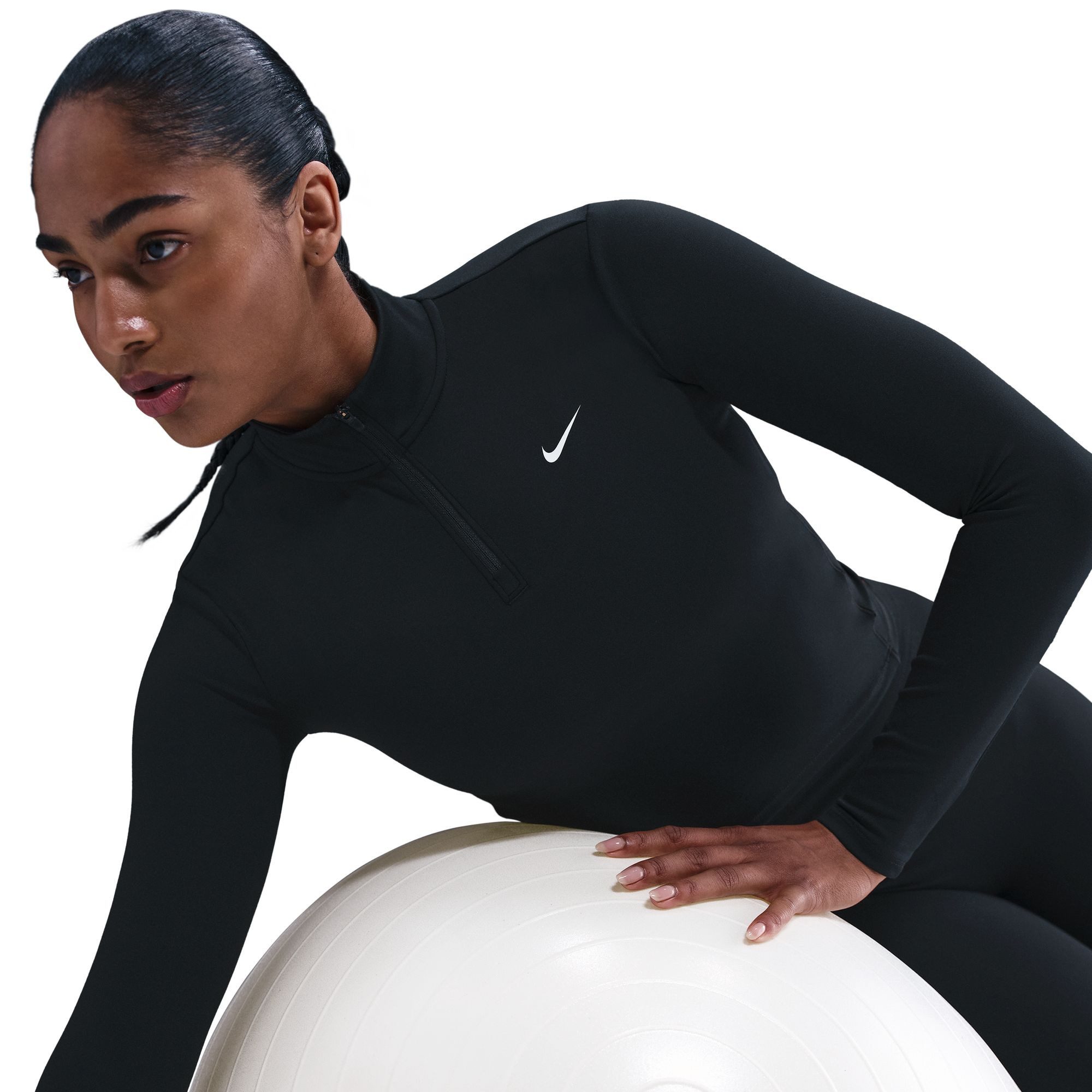 Nike Tanktop W NK ONE DF QZ FTTD MDLYR sportlicher Stil, für Training und aktive Tage, leichtes Tragegefühl