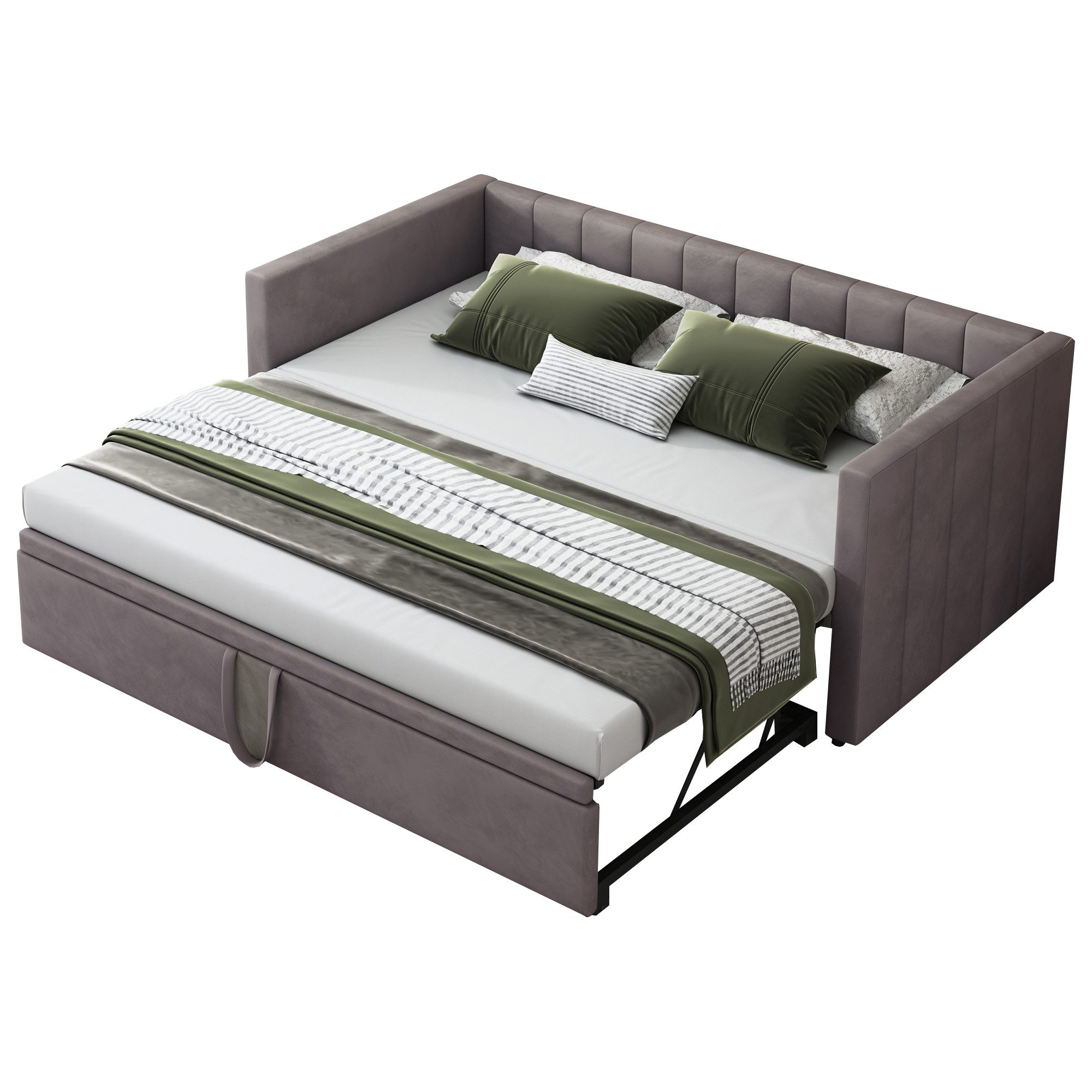 Ulife Schlafsofa Kinderbett Tagesbett Ausziehbares Polsterbett 90/180*200 c günstig online kaufen