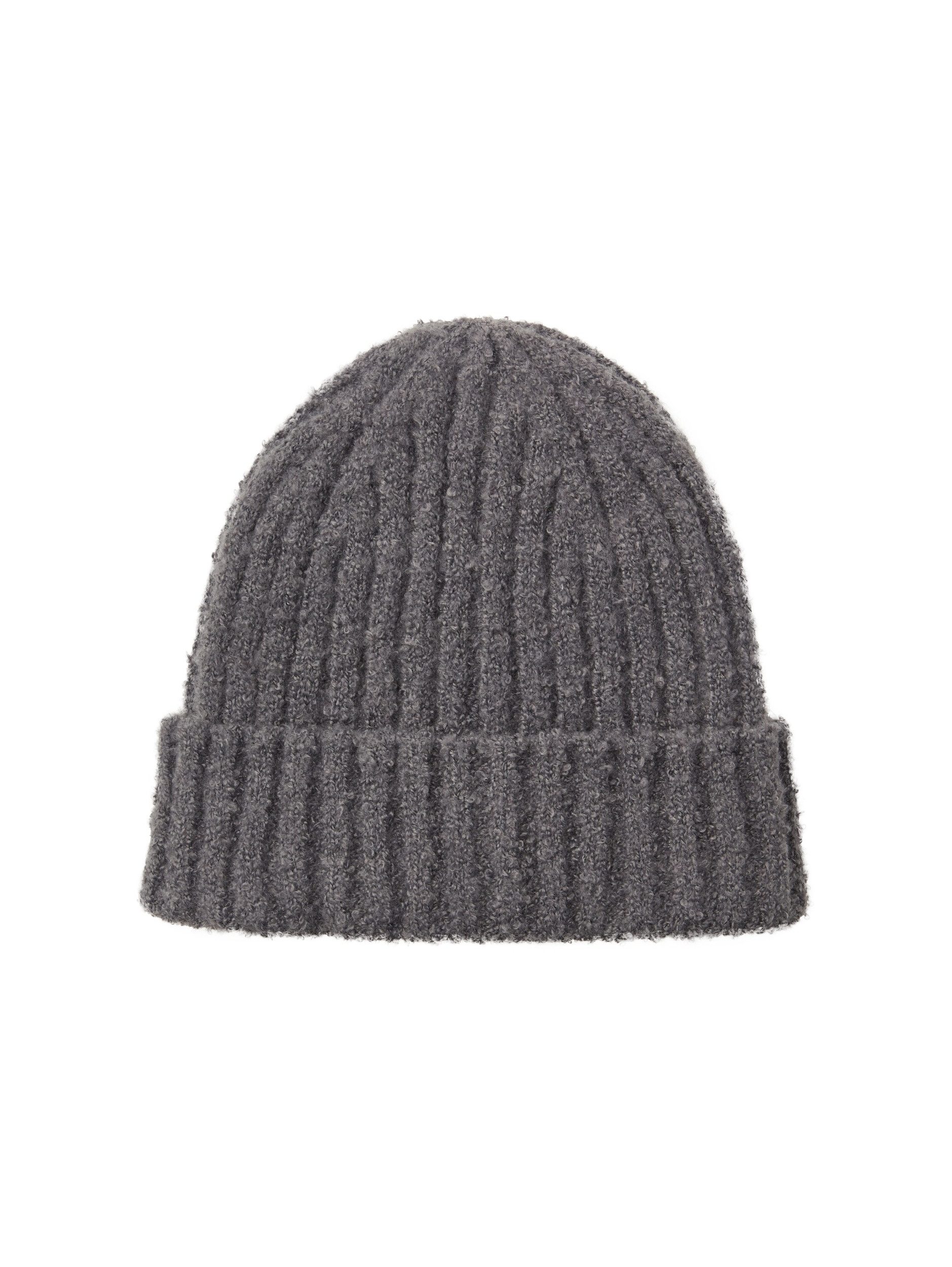 TOM TAILOR Schirmmütze Beanie boucle rib