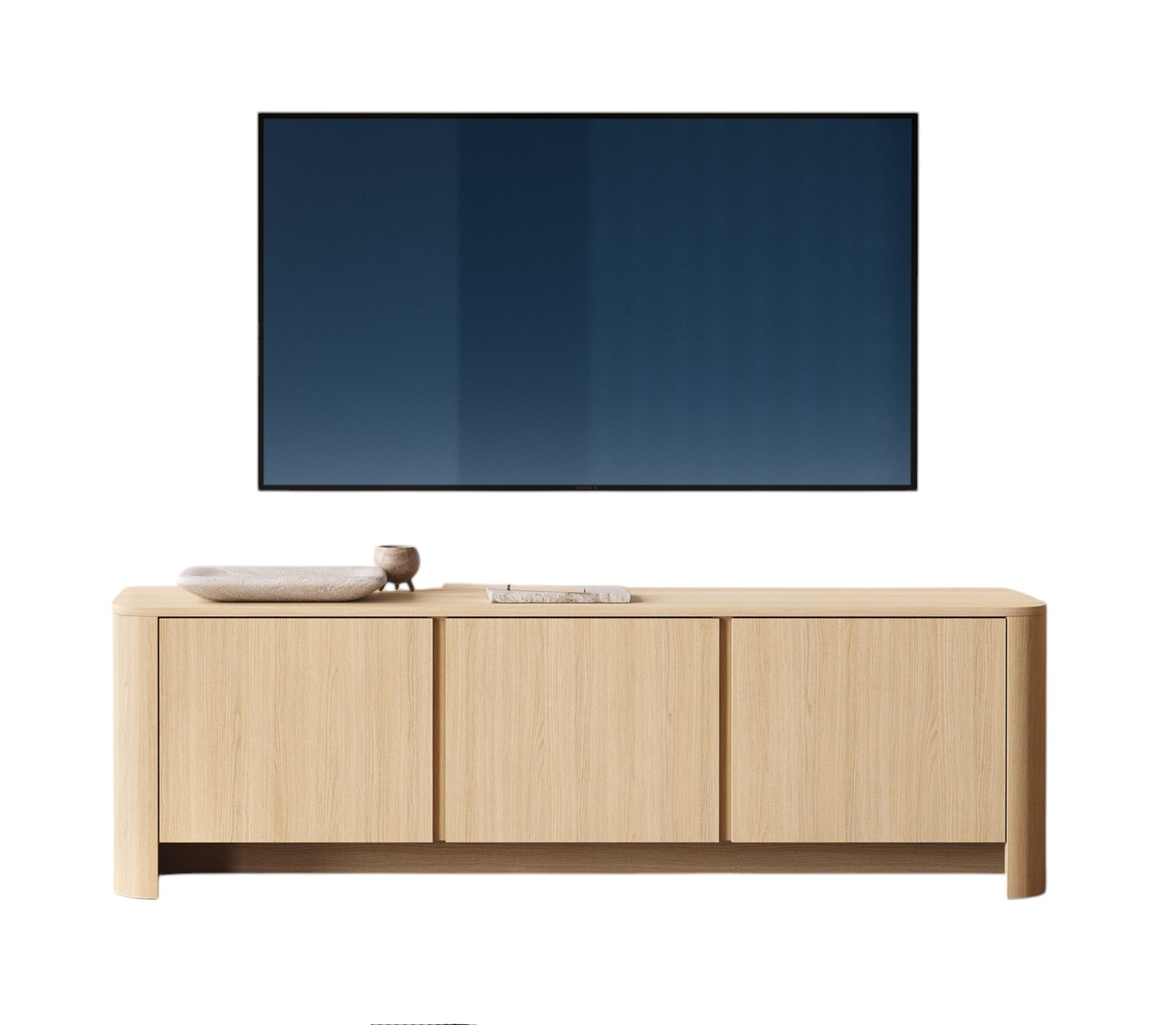 Compleo TV-Schrank im Japandi Stil, TV günstig online kaufen