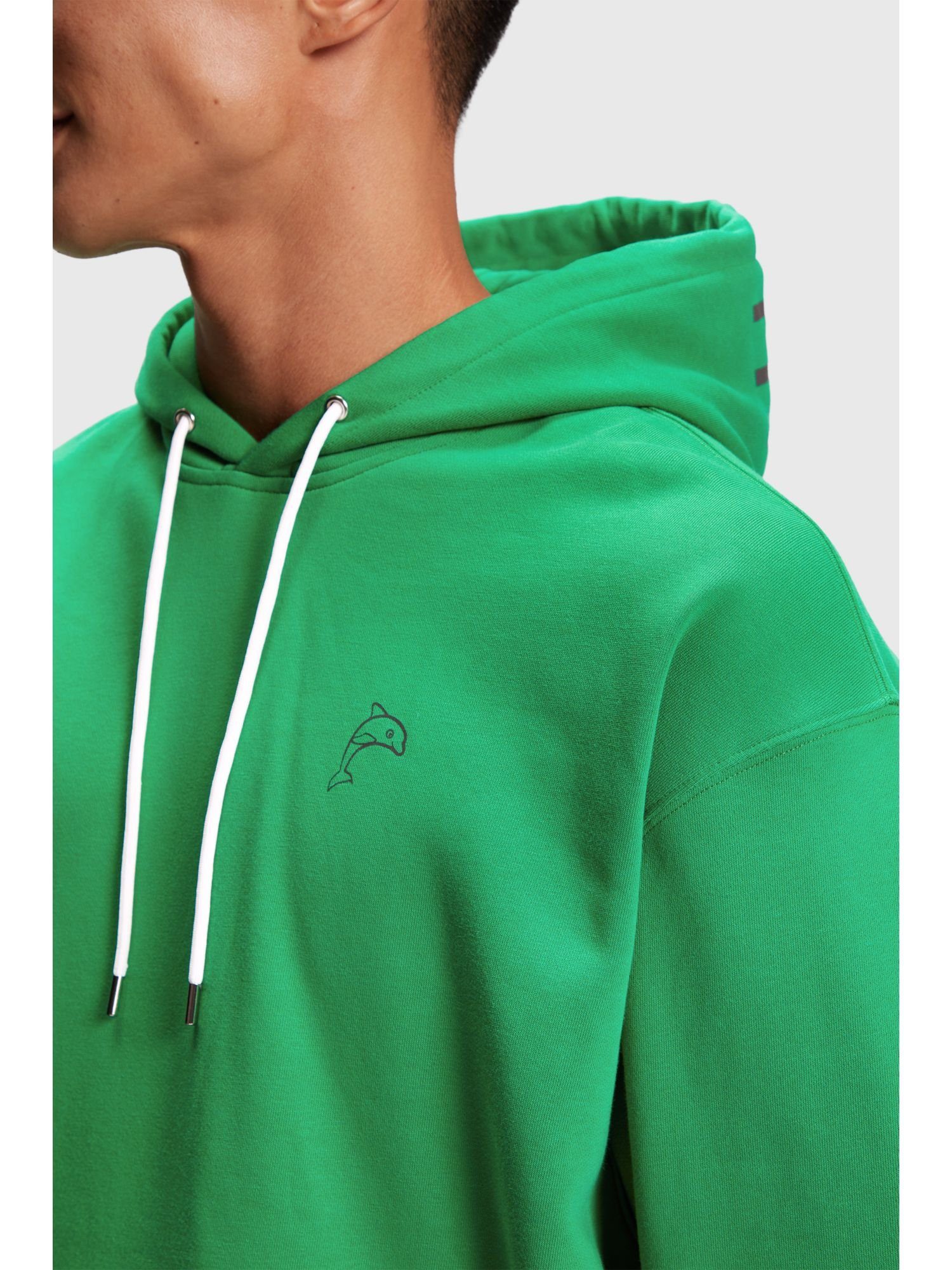 Esprit Sweatshirt Color Hoodie GREEN Dolphin (1-tlg)