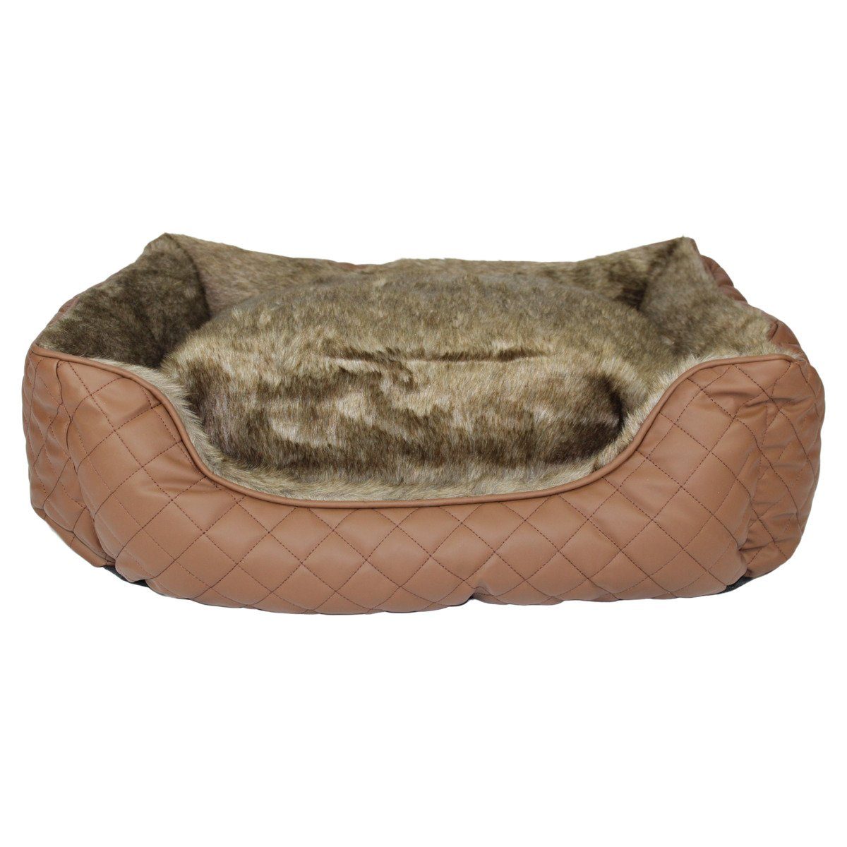 Pettimania Tierbett Hundebett eckig Leder mit günstig online kaufen