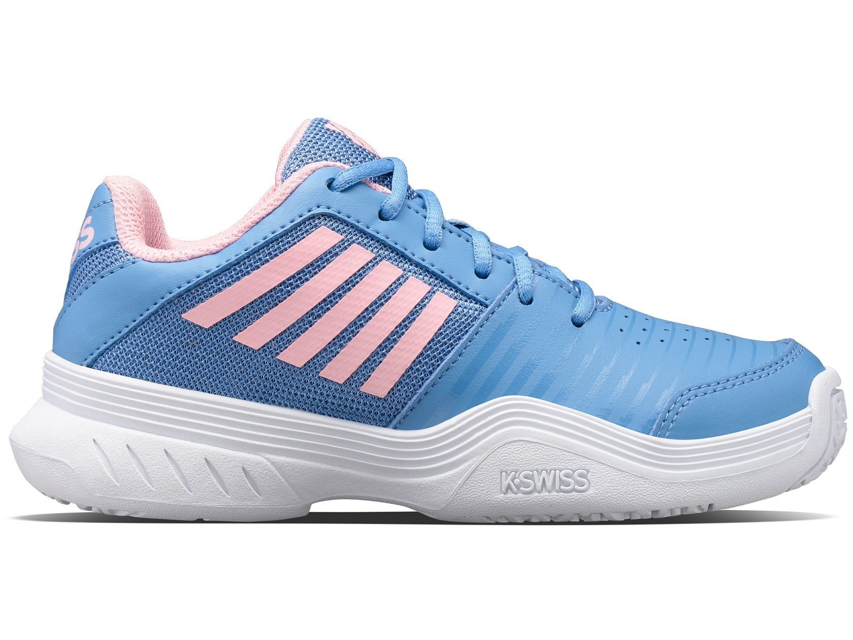 K-Swiss Performance Court Express Allcourt hellblau/pink Kids Tennisschuh