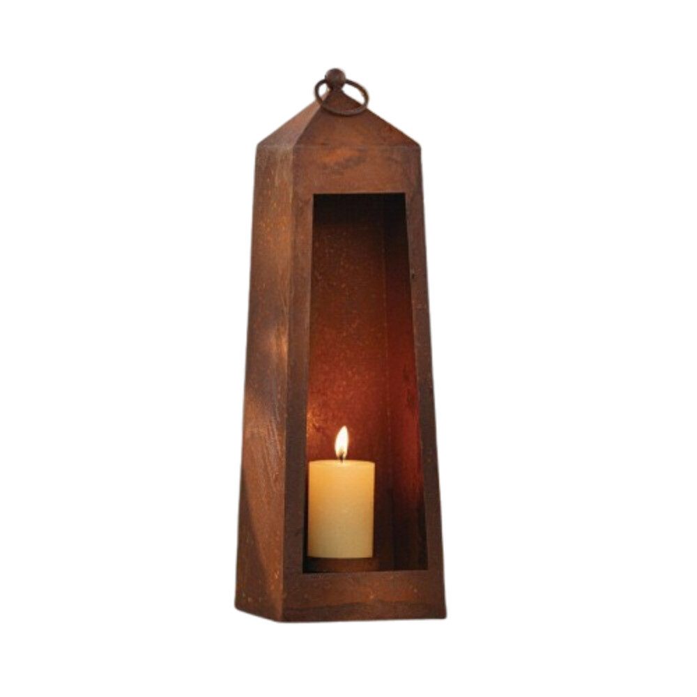 Home-trends24.de Kerzenhalter Rost Laterne Kerzenhalter Kerzenständer Garte günstig online kaufen