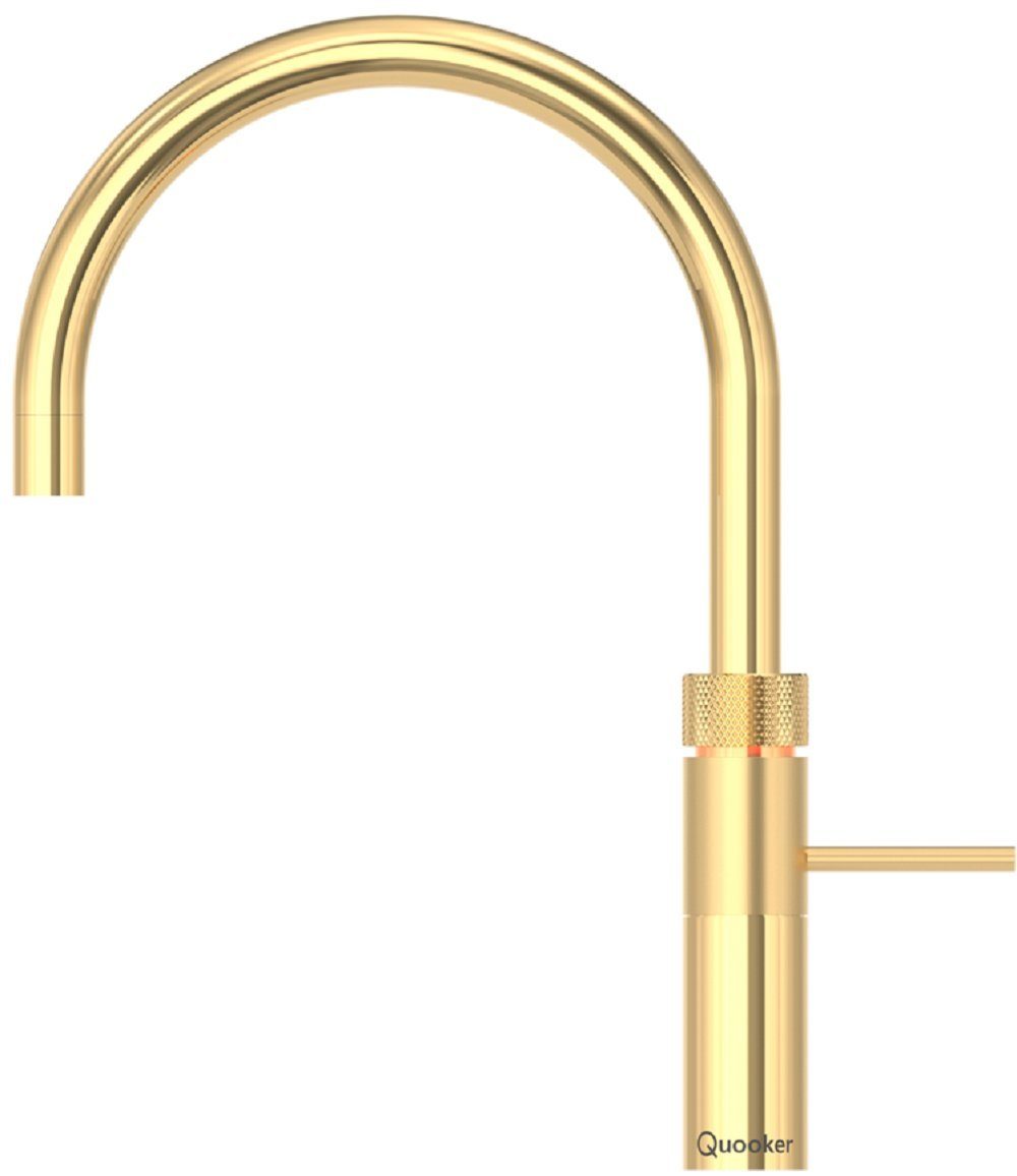 QUOOKER Küchenarmatur Fusion Round mit PRO3 Reservoir & CUBE GOLD FNRCGLD PRO3 CUBE *inkl. 7 JAHRE GARANTIE*