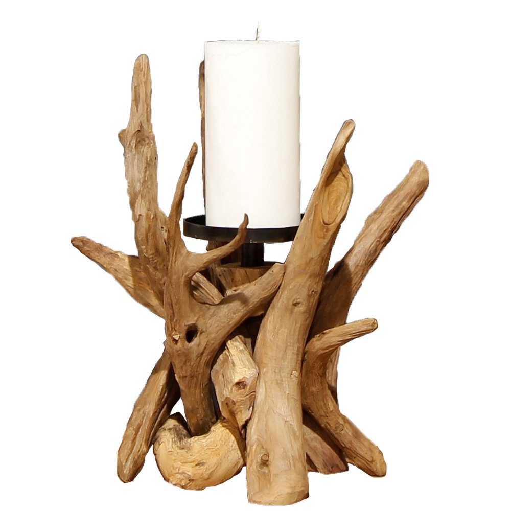 Möbel Bressmer Kerzenständer VILLA Unikat aus Wurzelholz, rustikal Handarbeit