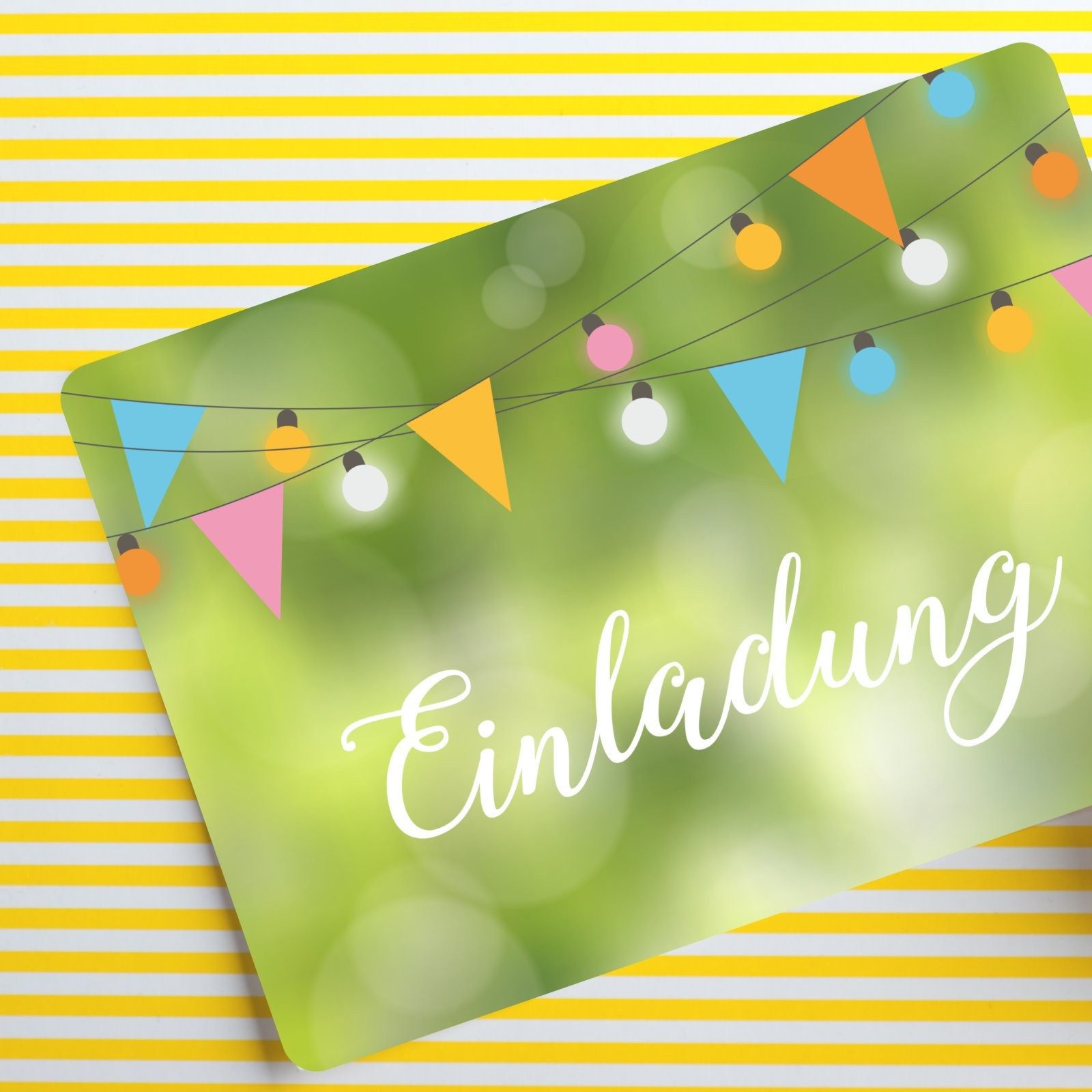 nikima Einladungskarten 10 Einladungskarten Grillparty Gartenparty inkl. 10 Briefumschlägen