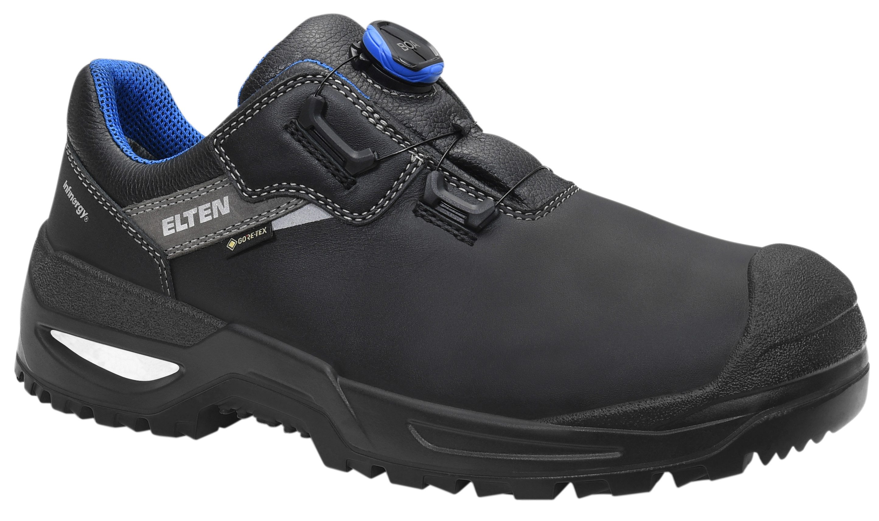 ELTEN STEFANO XXSG BOA® GTX® black-blue Low ESD S3S WR Sicherheitsschuh (Schuhkarton, Paar)