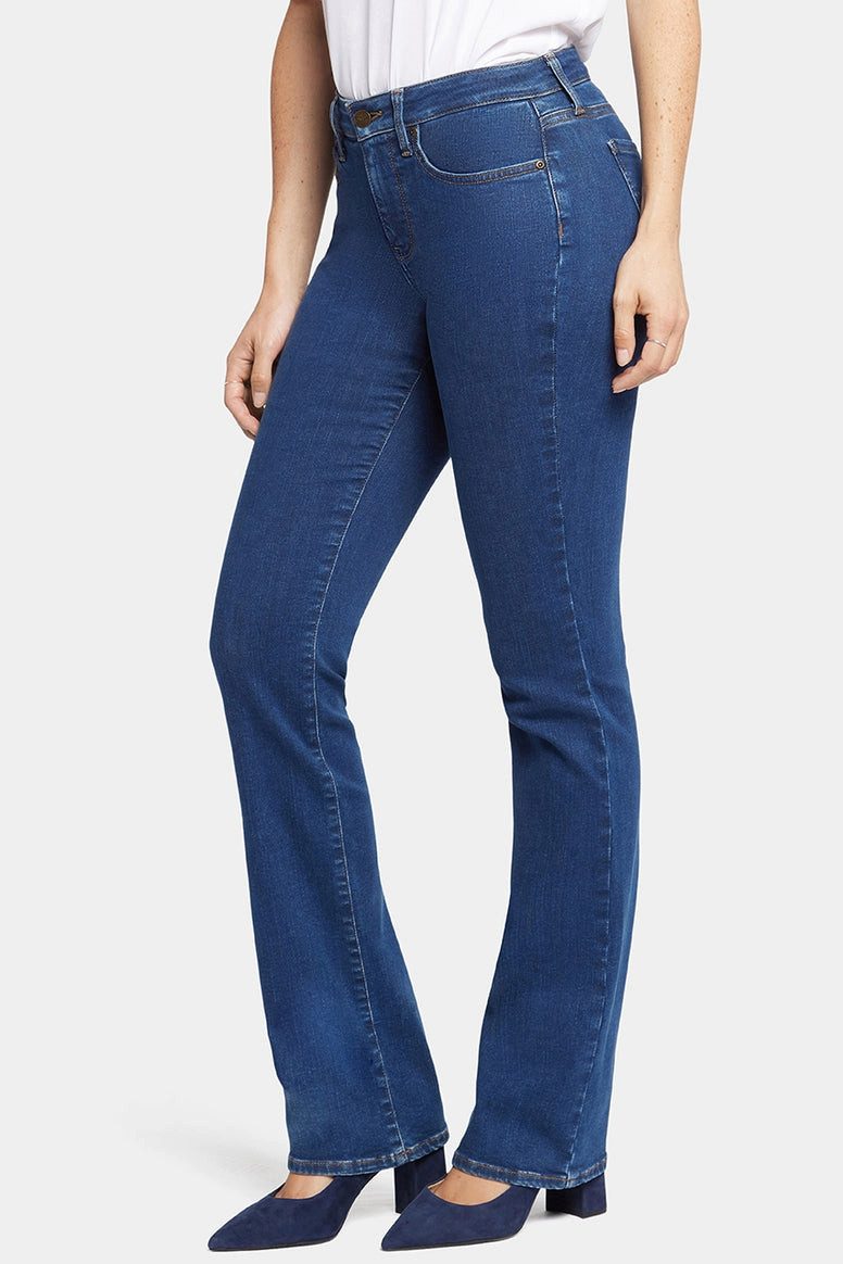 NYDJ Bootcut-Jeans Barbara Bootcut Jeans Mittelblau Premium Denim (Tall)