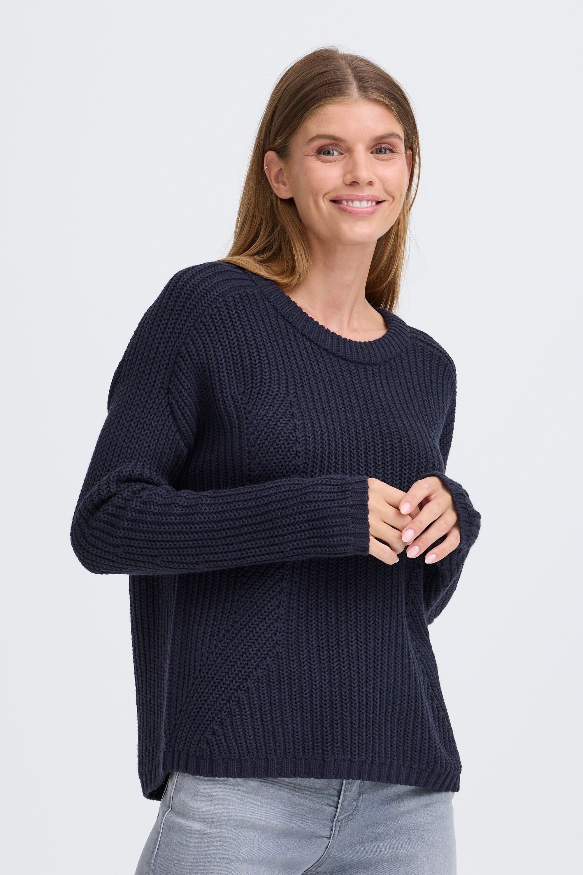 OXMO Strickpullover OXKanna Kuscheliger Pullover