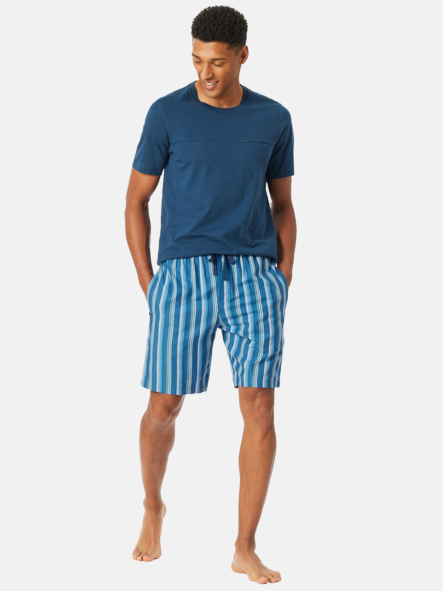 Schiesser Pyjamahose Bermuda - Mix Relax günstig online kaufen